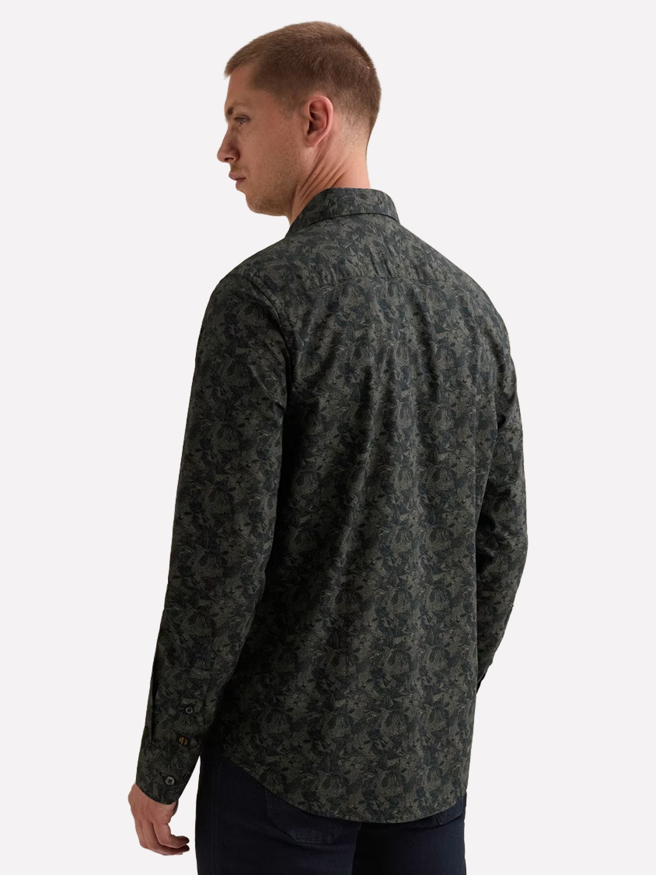 Pme Legend Long sleeve shirt Print on poplin Salute 2900163323054