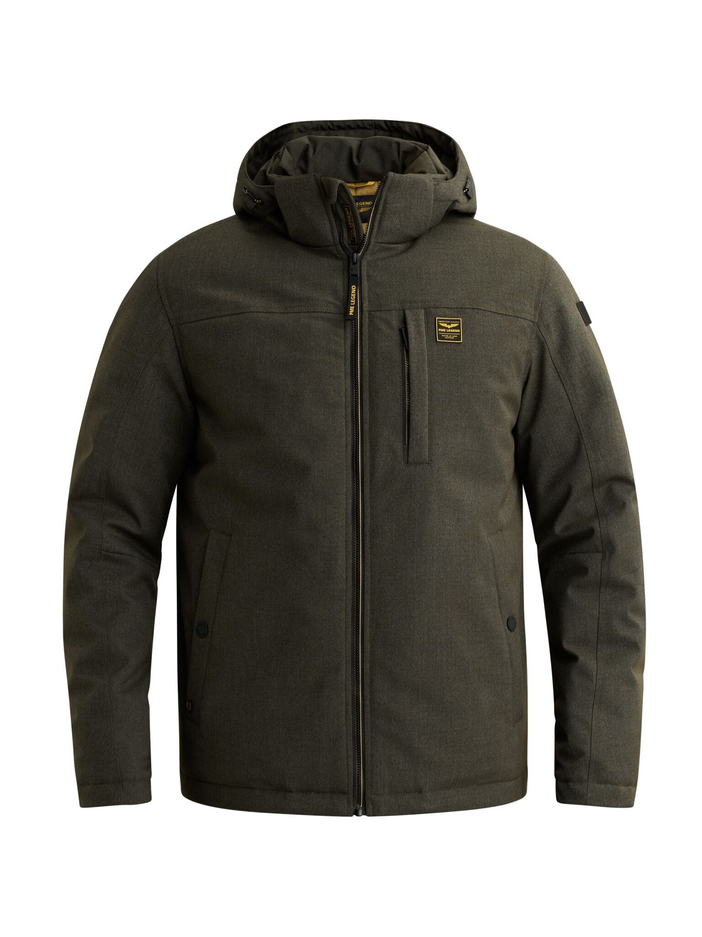 Pme Legend Semi long jacket STRATOR Melange T Beluga 00116791-8039