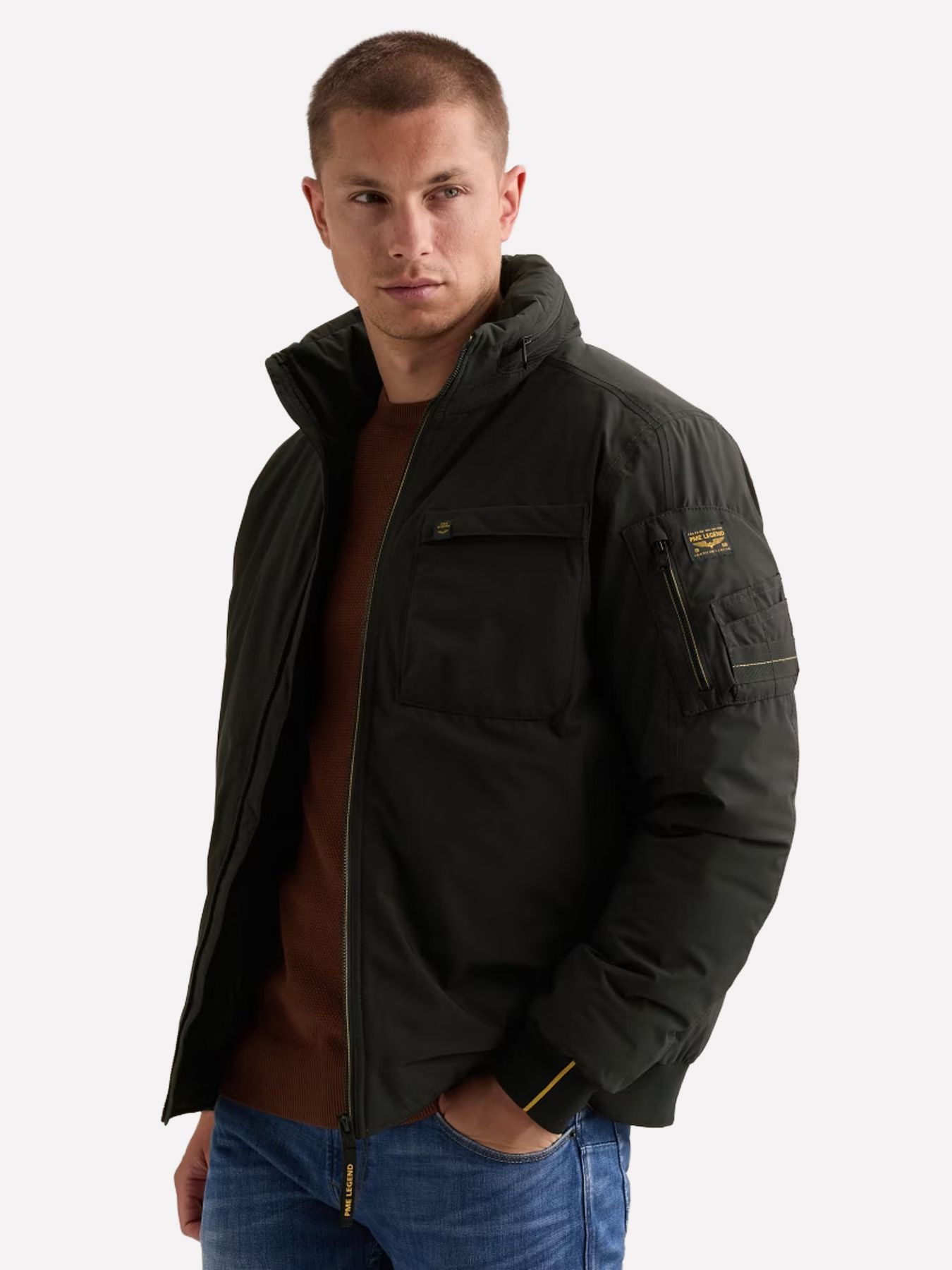 Pme Legend Flight jacket HAVIL-SKY Mach 6 Jet Black 00116793-9067