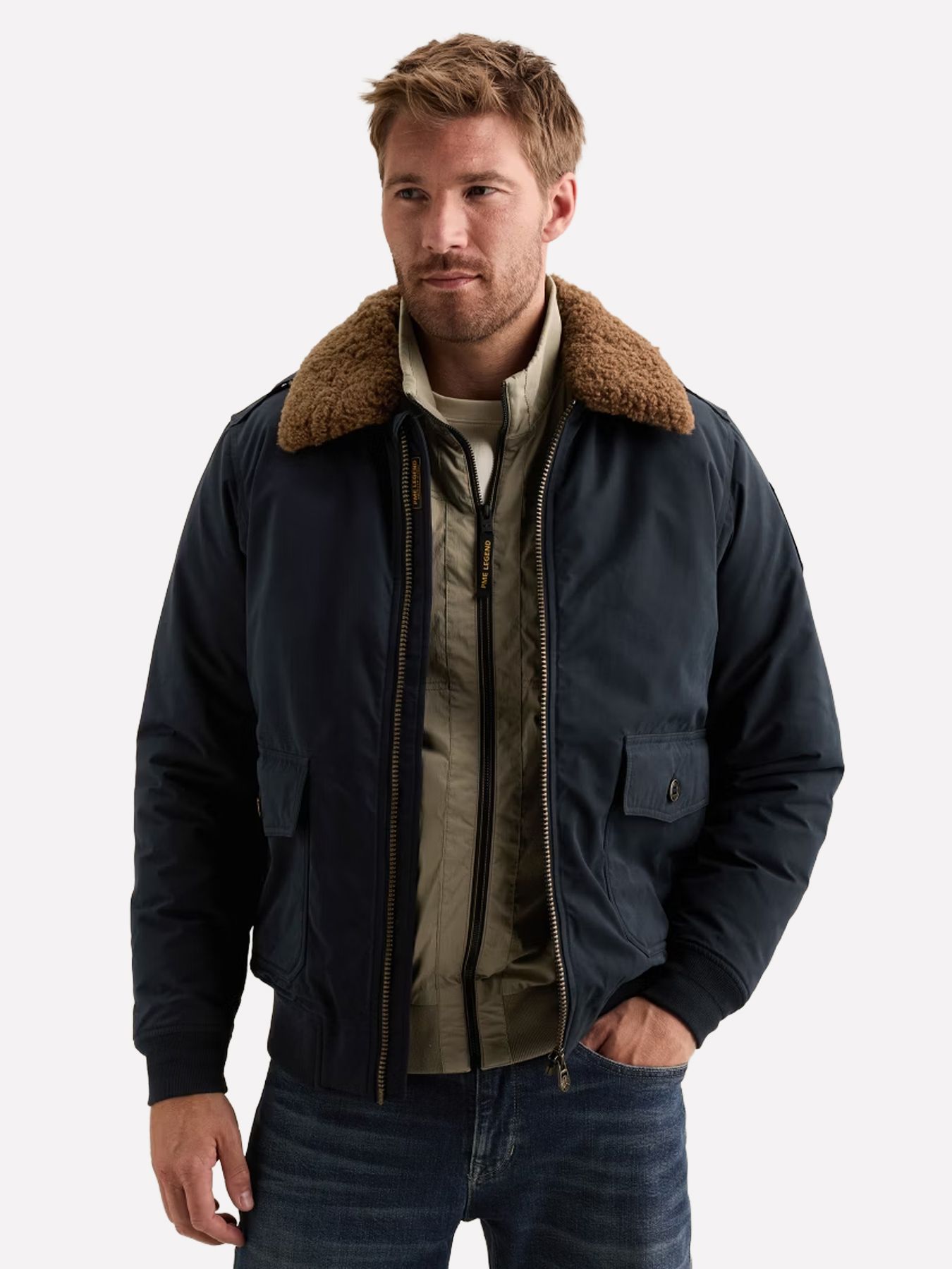Pme Legend Flight jacket B-10 FLIGHTER  Soapy Salute 00116794-5281