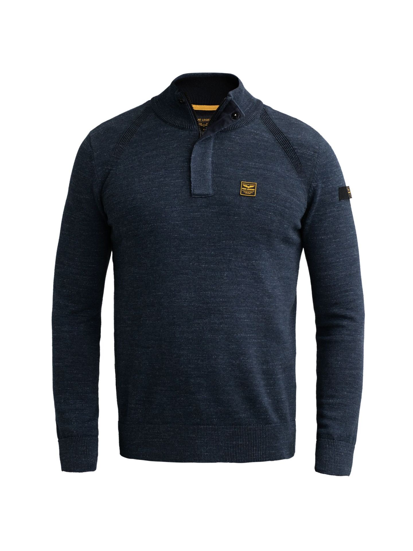 Pme Legend Half zip collar cotton rib melee k Salute 00116797-5281