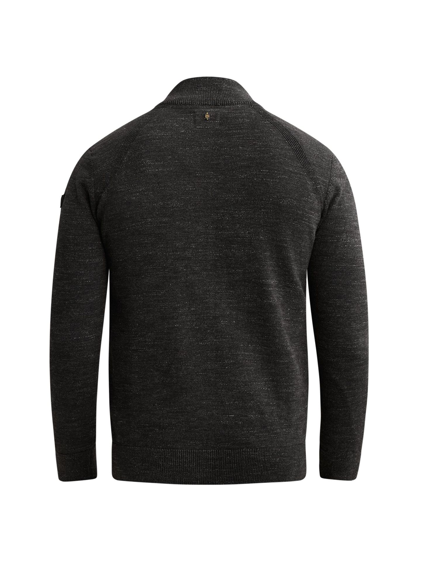 Pme Legend Half zip collar cotton rib melee k Black 2900163358049