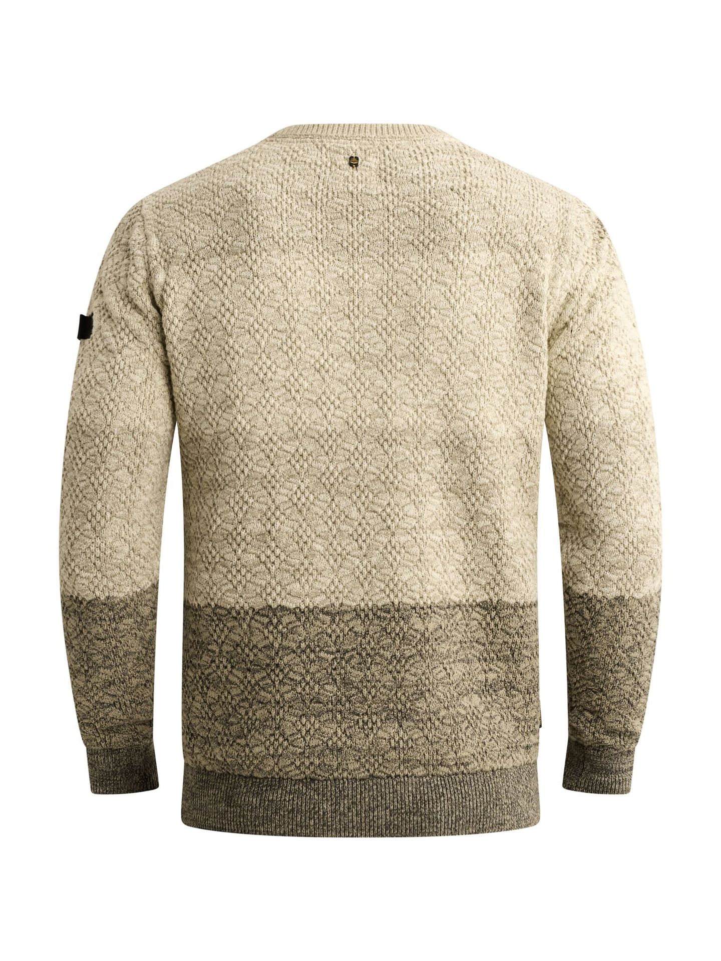 Pme Legend R-neck gradient knit Bone White 2900163353051