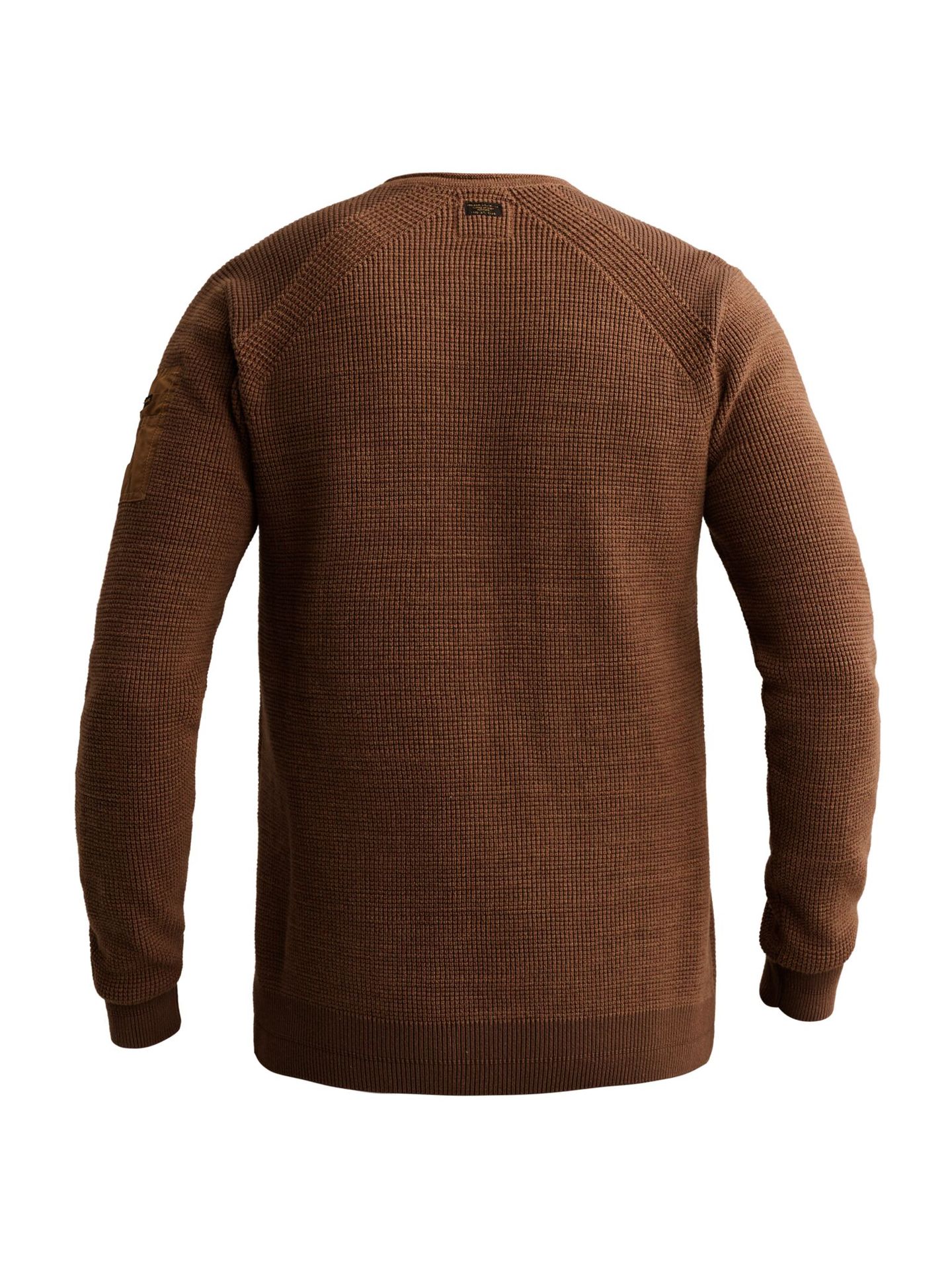 Pme Legend R-neck cotton rib melee knit Arabian Spice 2900163367027