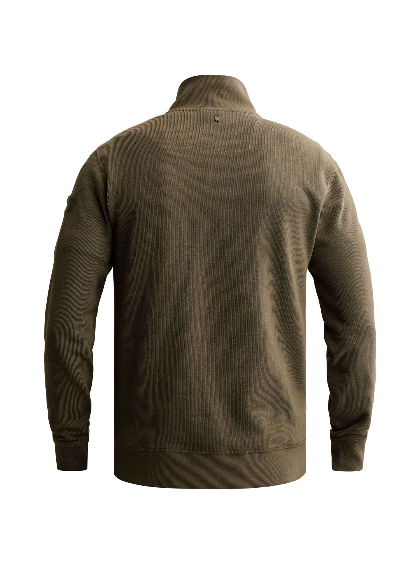 Pme Legend Half zip collar flat knit look Beluga 2900163365023