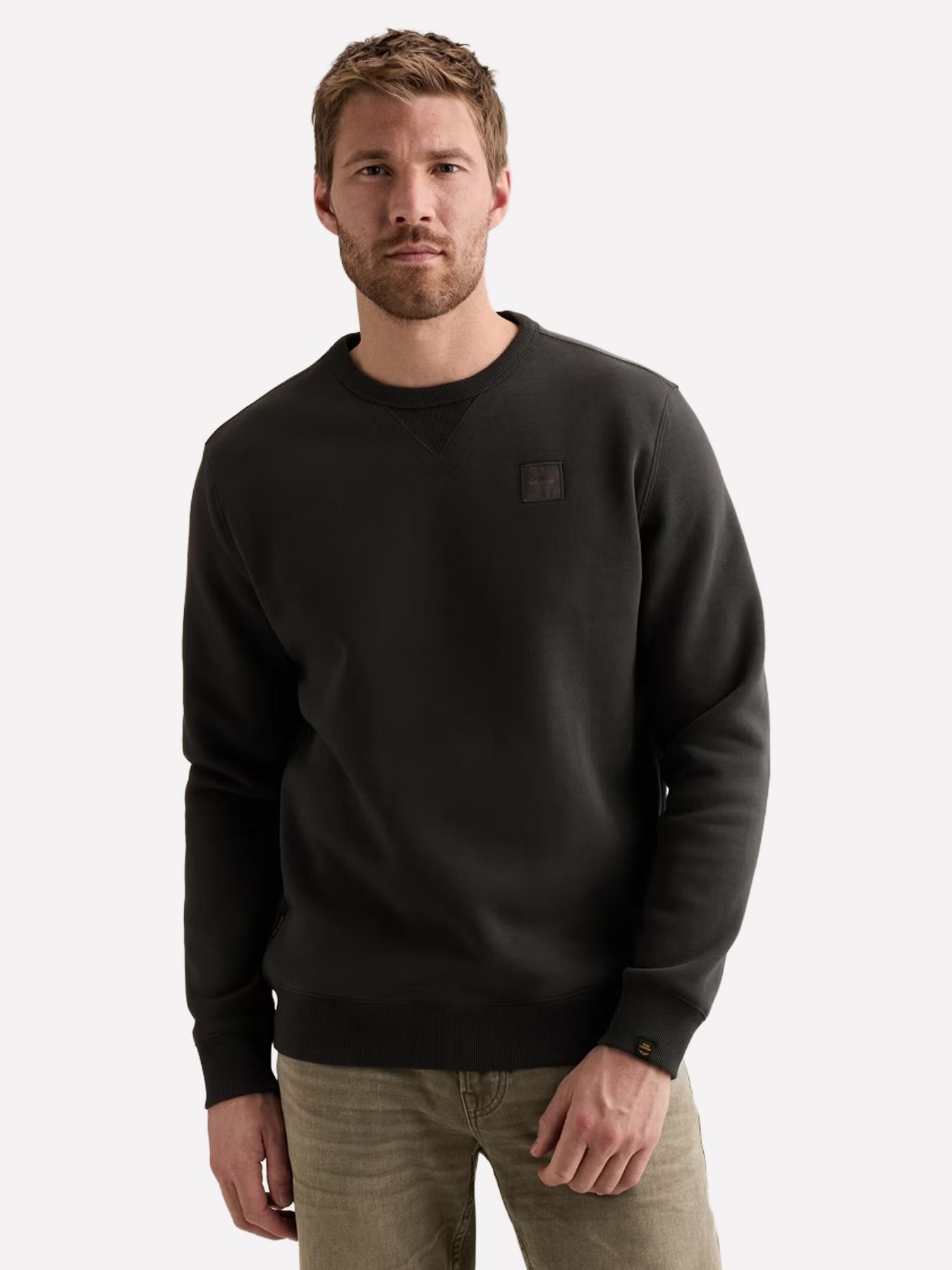 Pme Legend Crewneck soft fleece sweat Obsidian 00116806-9140