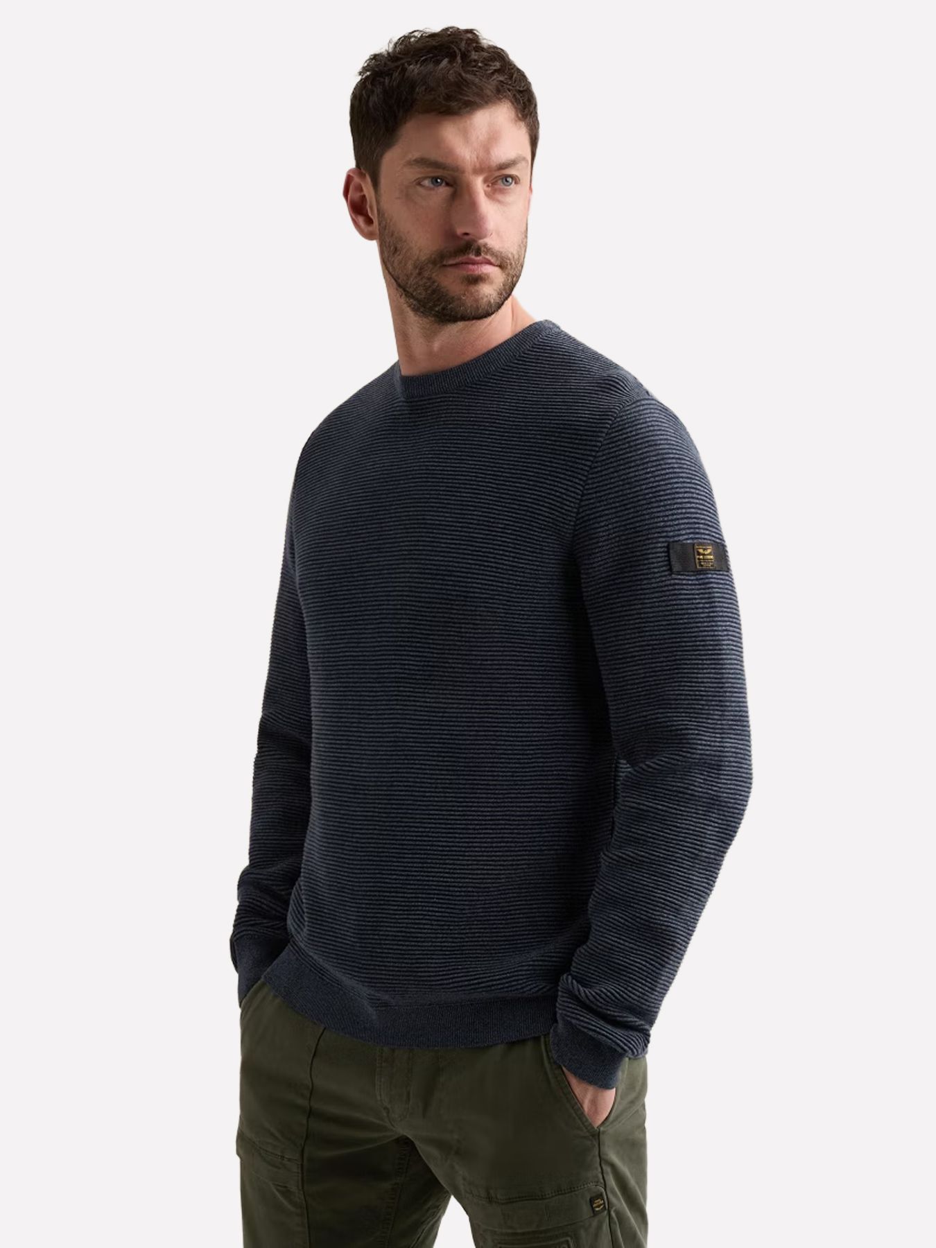 Pme Legend R-neck cotton ottoman Salute 00116807-5281