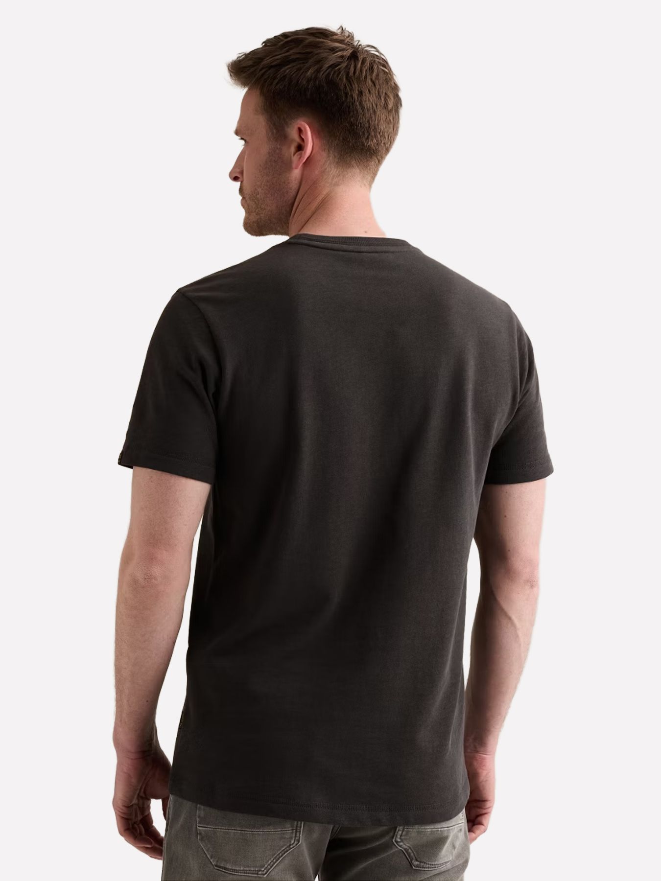 Pme Legend Short sleeve r-neck light slub ter Obsidian 2900163371017