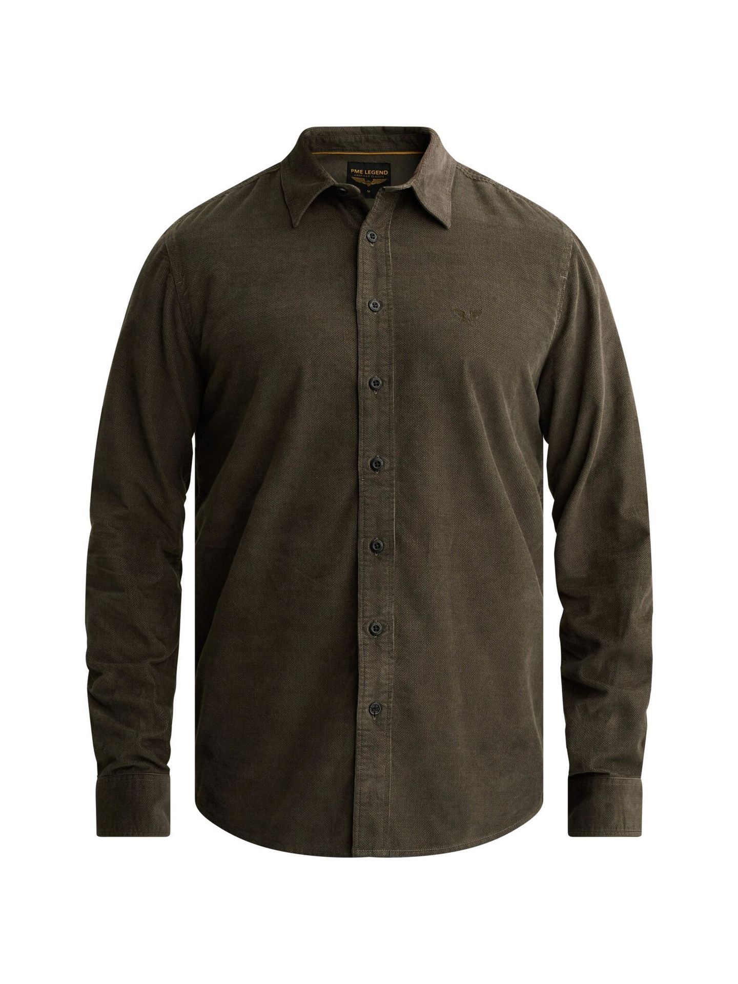 Pme Legend Long sleeve shirt Fine Corduroy Beluga 00116809-8039