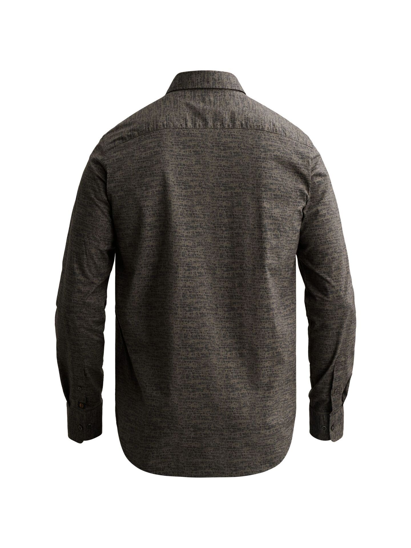 Pme Legend Long sleeve shirt Print on poplin Obsidian 2900163374056