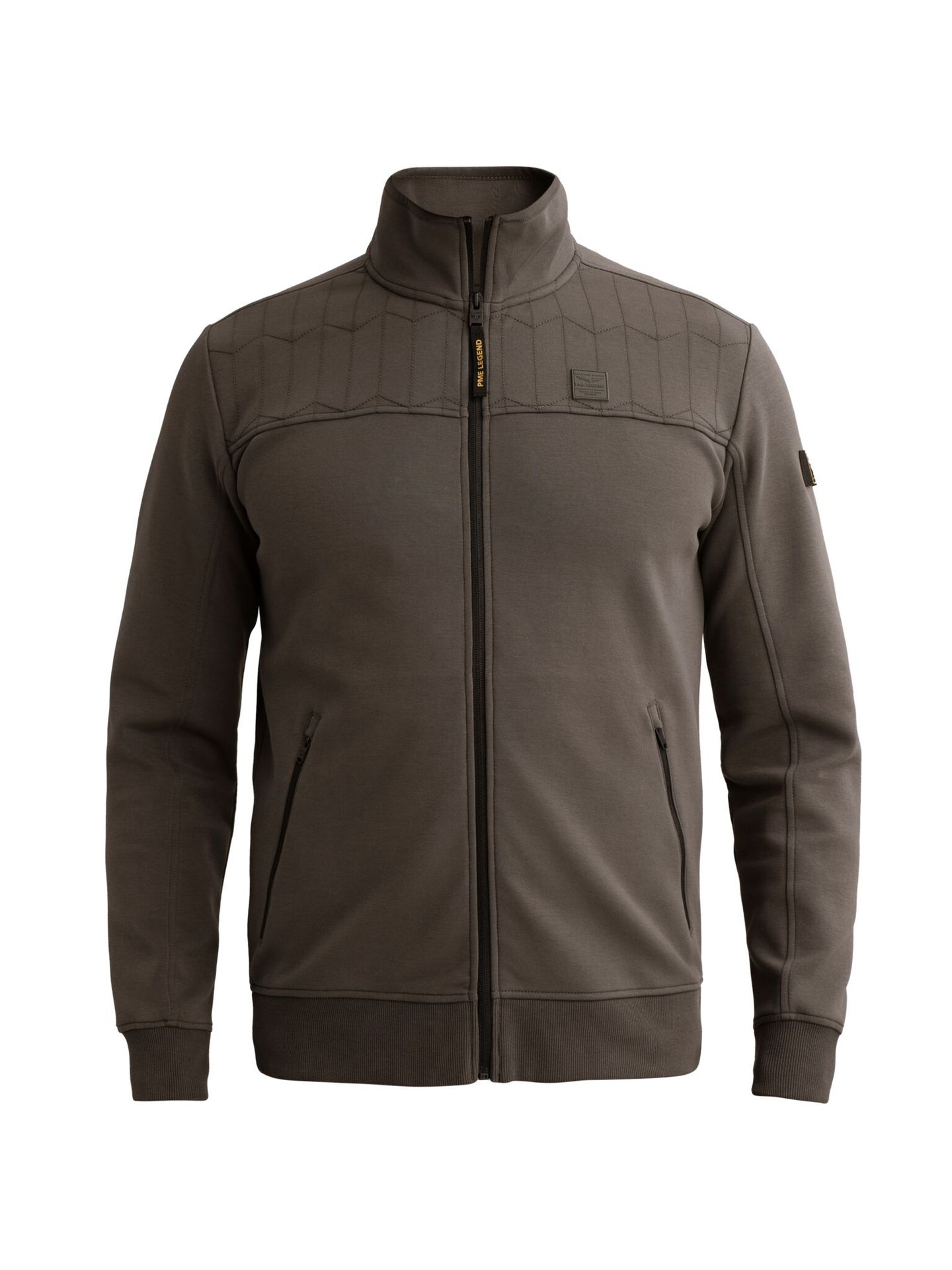 Pme Legend Zip jacket interlock sweat Beluga 00116811-8039