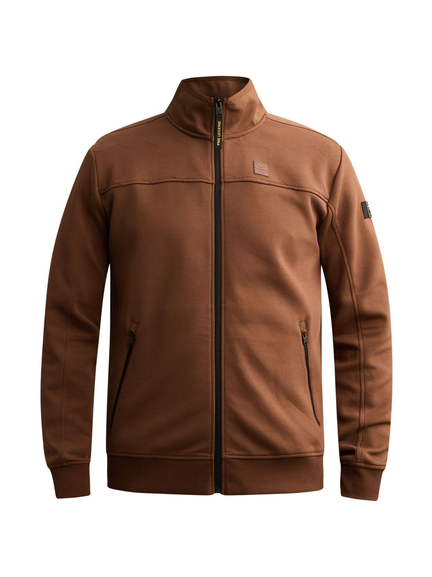 Pme Legend Zip jacket interlock sweat Cappuccino 00116811-8168