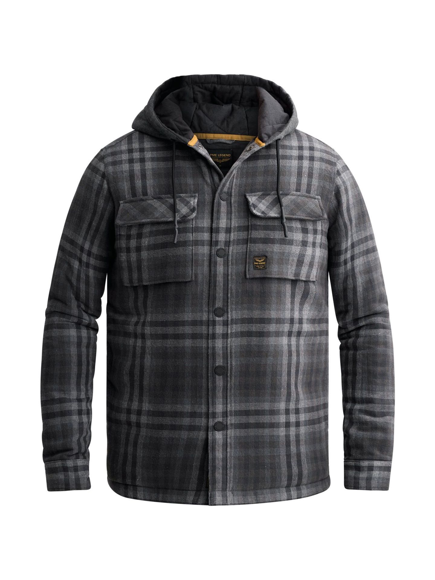 Pme Legend Long sleeve shirt Yarn Dyed Check Obsidian 00116813-9140