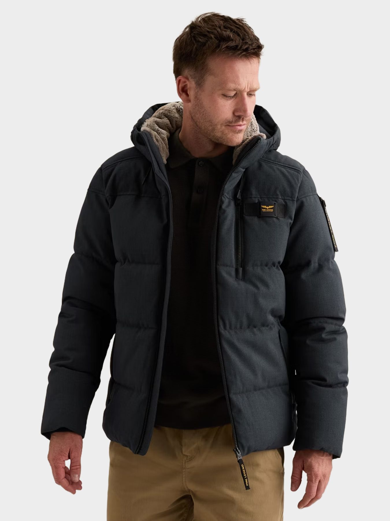 Pme Legend Semi long jacket YETCRAFT Melange Salute 00116816-5281
