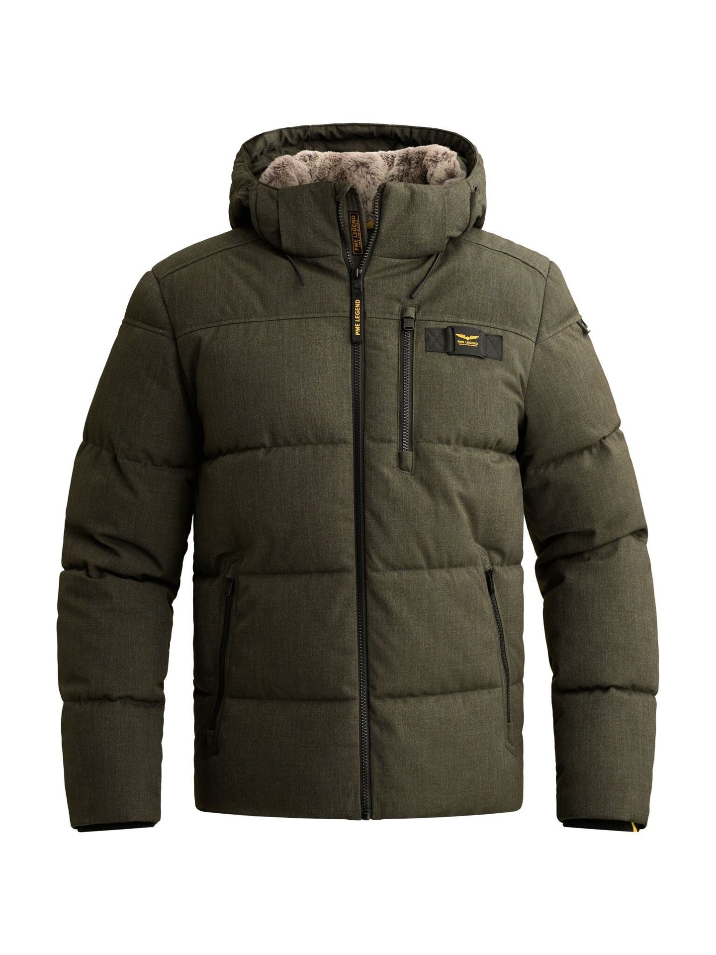 Pme Legend Semi long jacket YETCRAFT Melange Beluga 00116816-8039