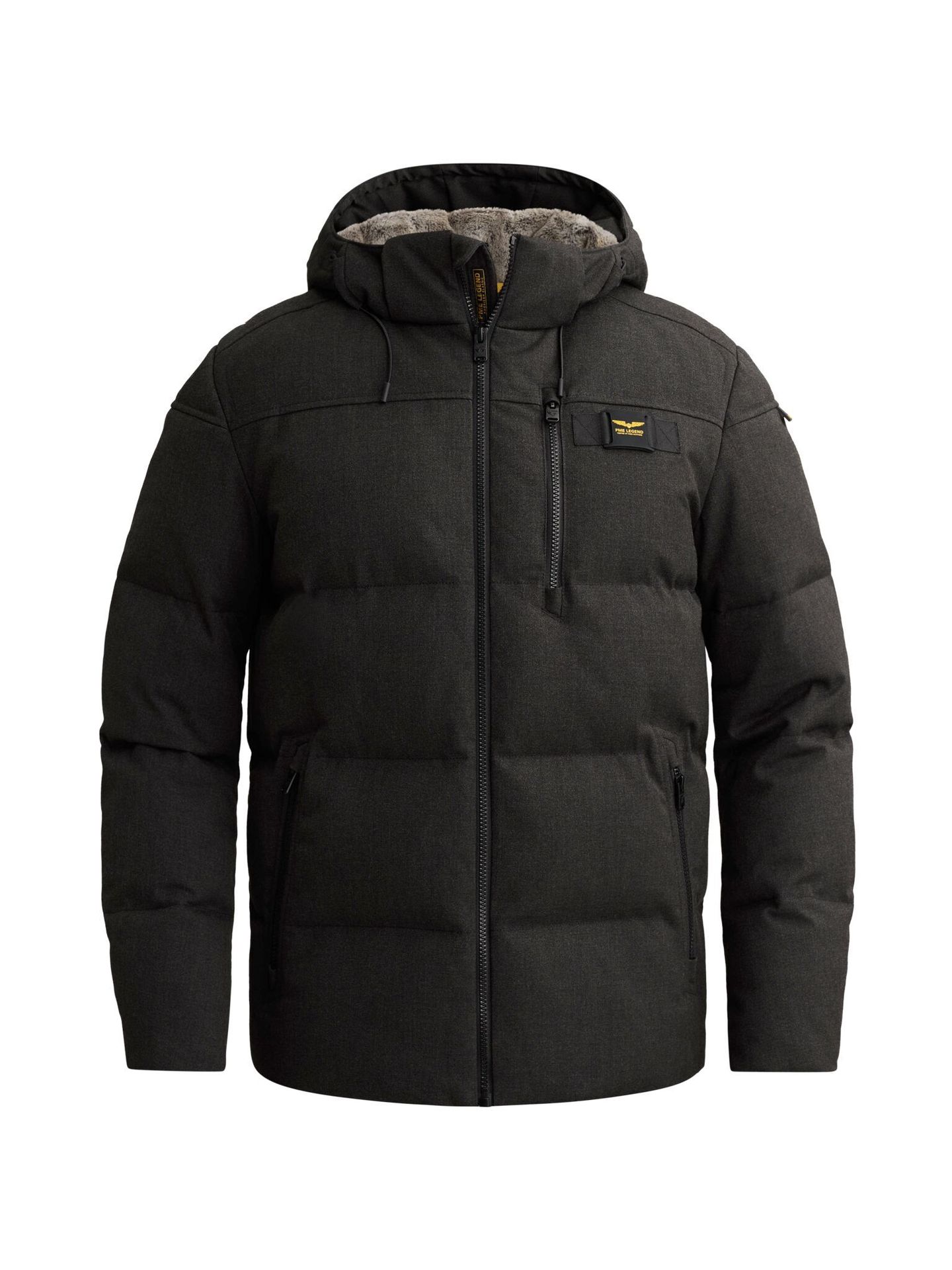 Pme Legend Semi long jacket YETCRAFT Melange Bristol Black 2900163381054