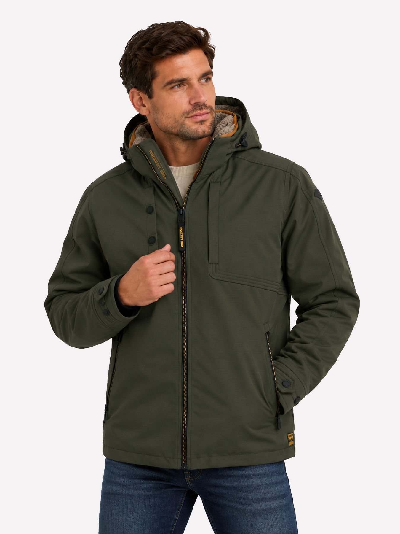 Pme Legend Semi long jacket SNOWPACK Ottoman Beluga 00116818-8039