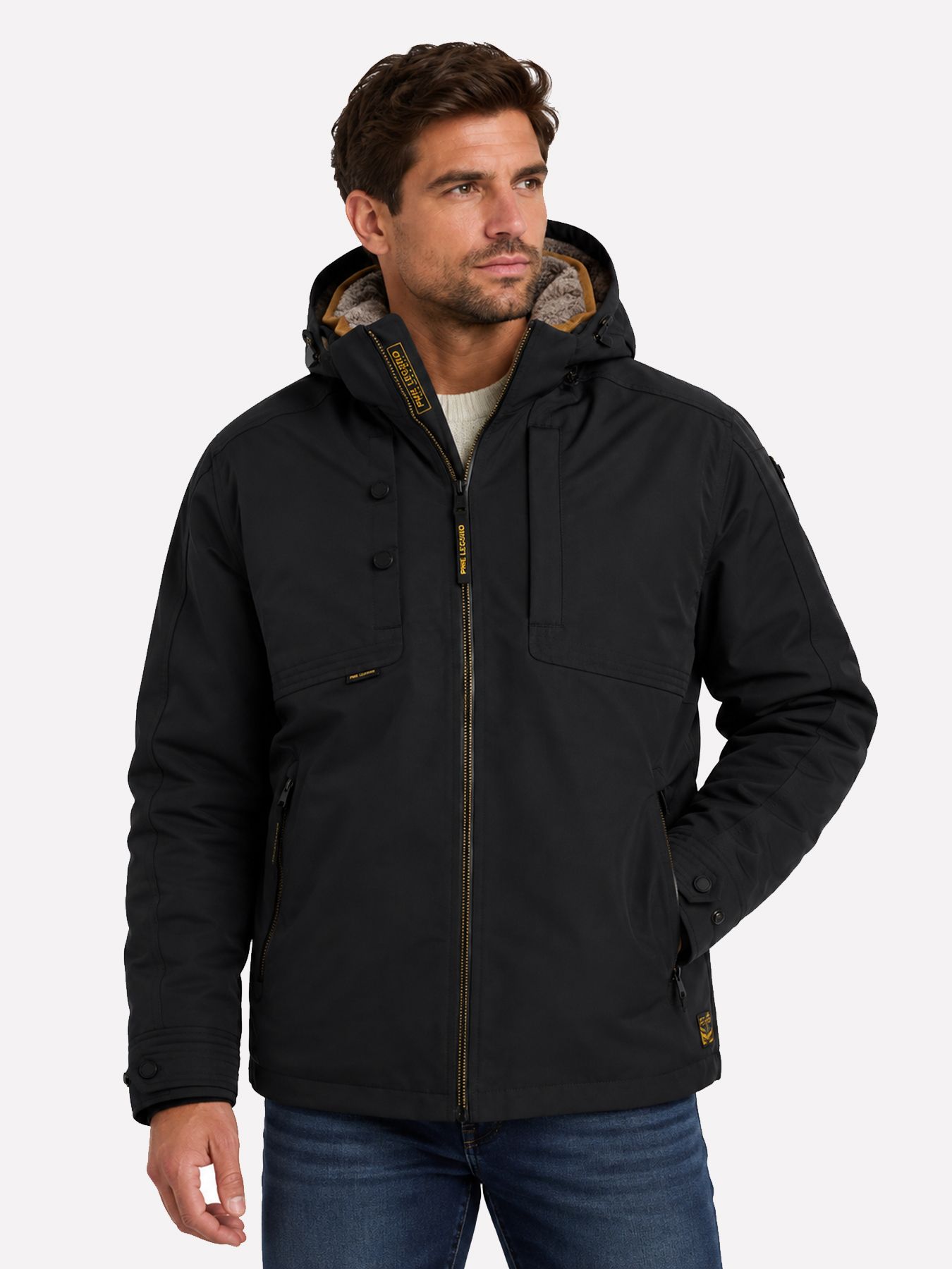 Pme Legend Semi long jacket SNOWPACK Ottoman Jet Black 00116818-9067