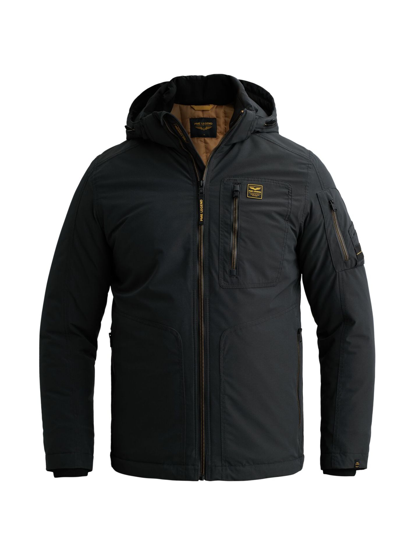 Pme Legend Semi long jacket CONESTOGA Dasrip Jet Black 00116819-9067