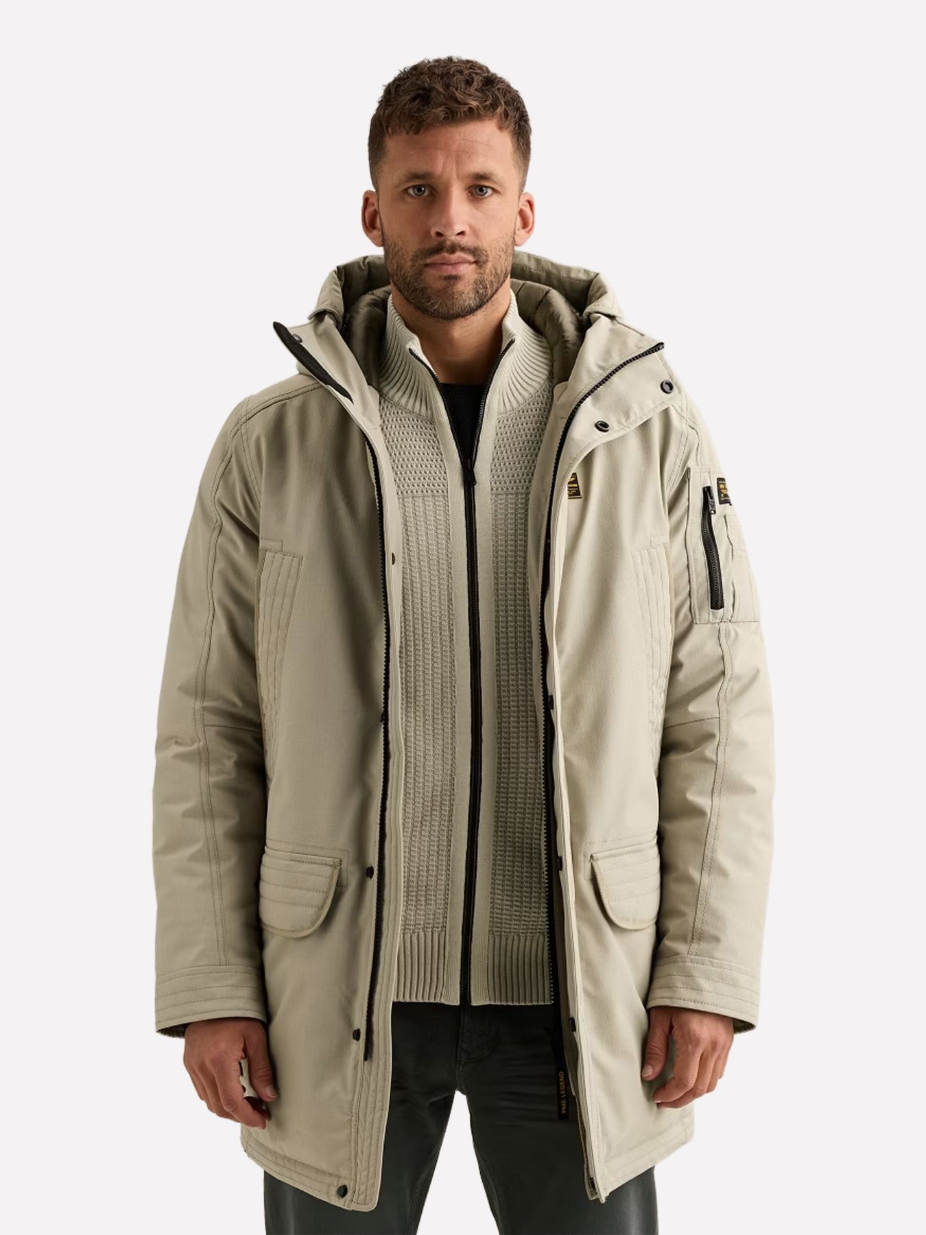 Pme Legend Long jacket ICE PILOT - Ribby Abbey Stone 00116822-6412
