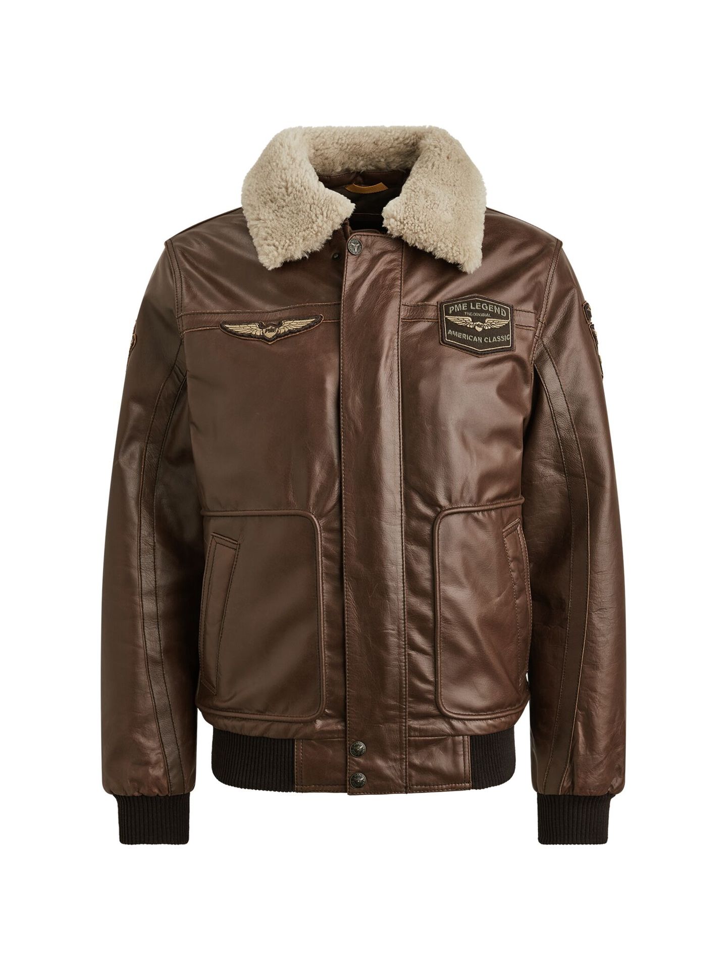 Pme Legend SHORT JACKET HUDSON BOMBER Buff Ca D.Brown 00116825-771