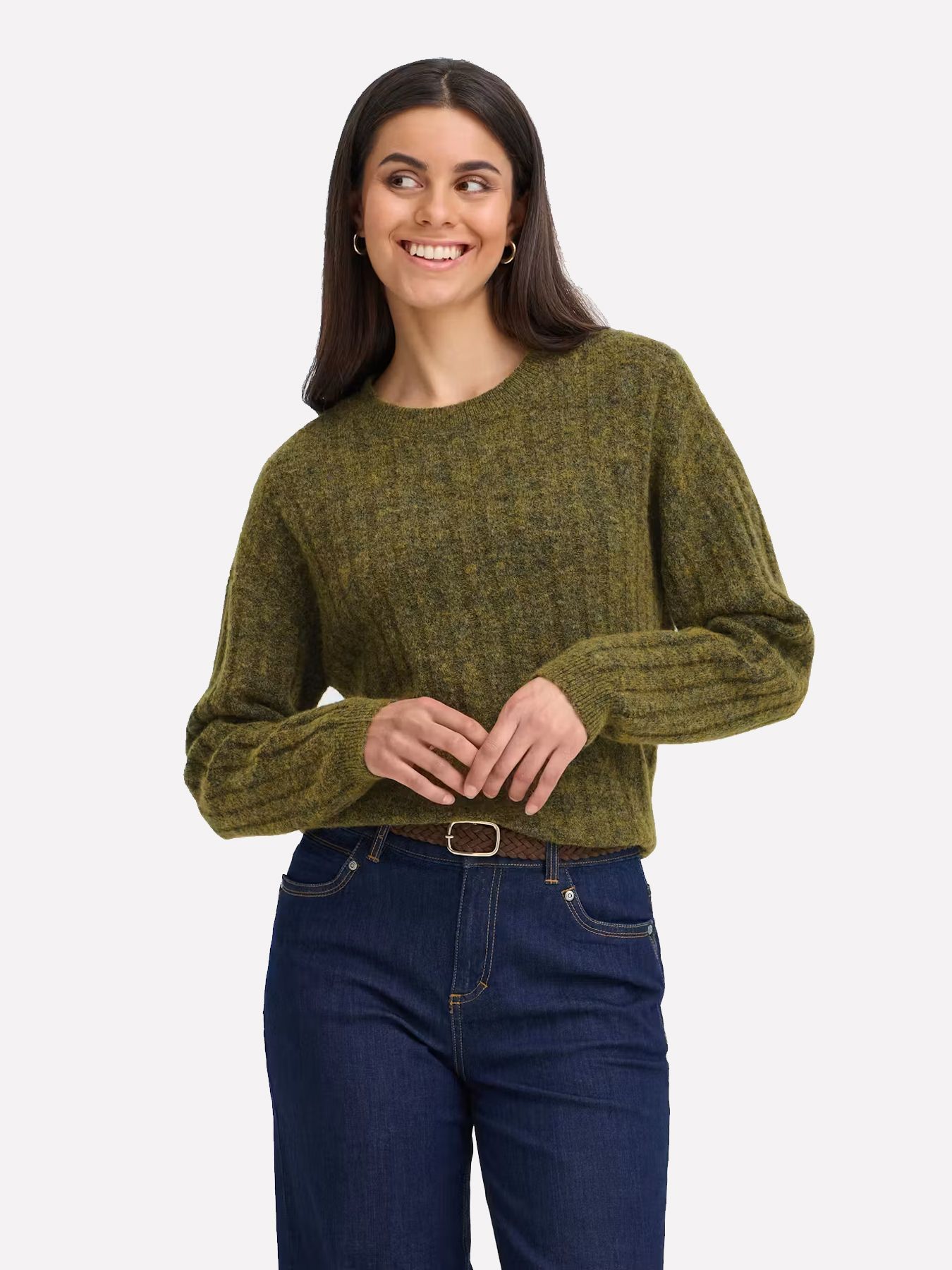 Fransa FRSANNY PU 9 Fir Green Melange 00116833-EKA26006200000587