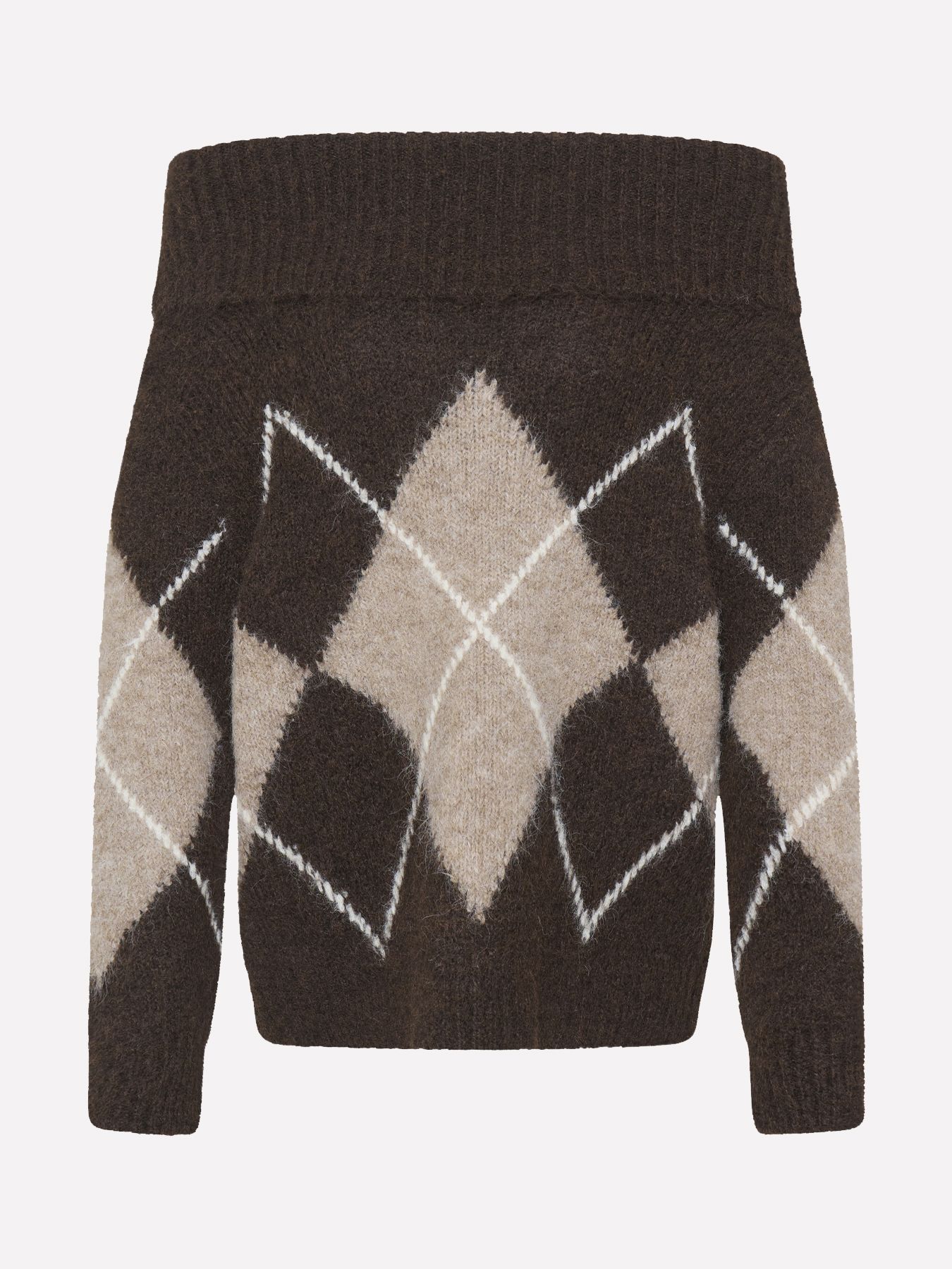 Fransa FRCHARLEEN PU 2 HOT FUDGE CHECK 2900163443035