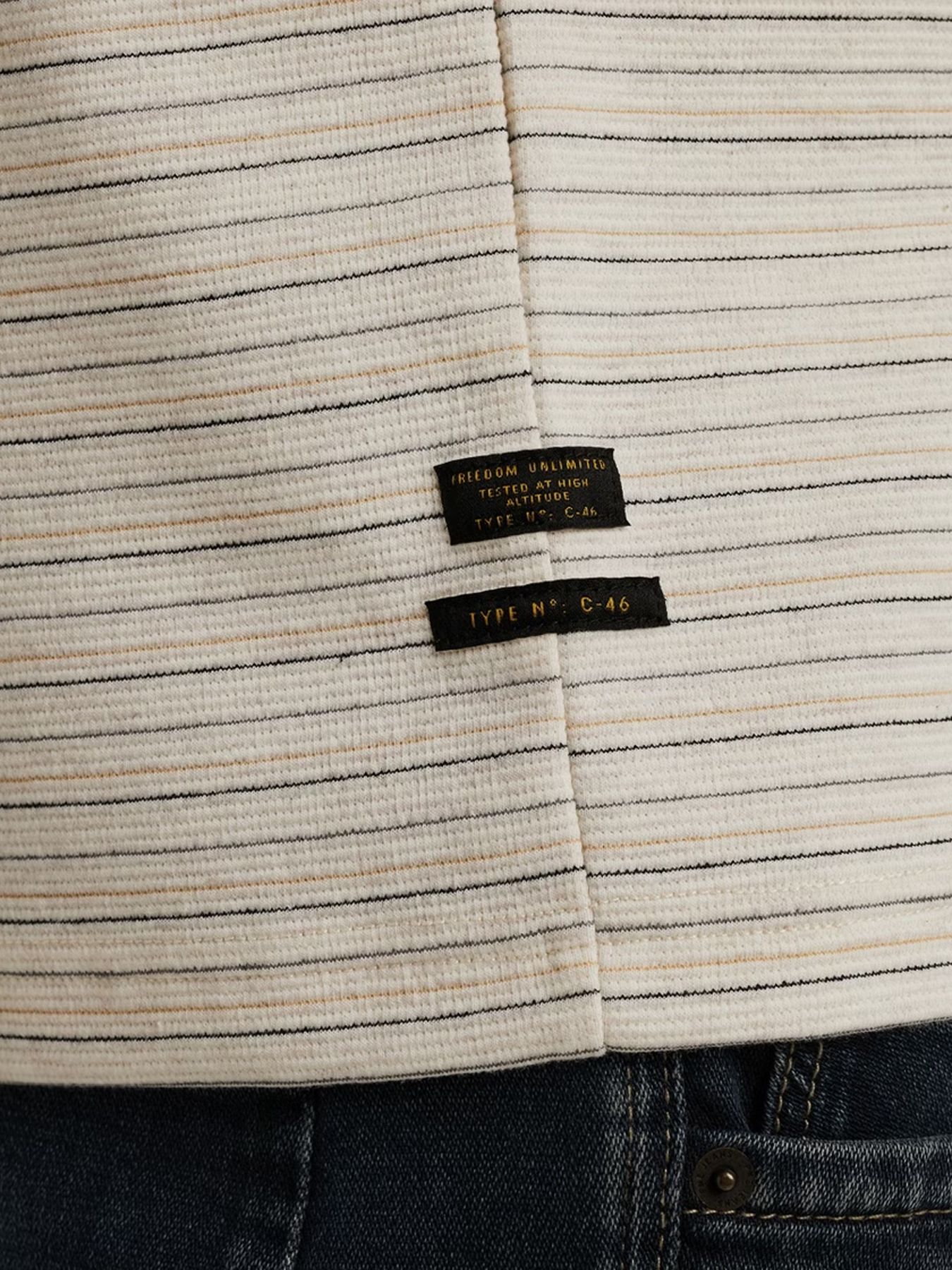 Pme Legend Short sleeve r-neck textured yd st Bone White 2900163447033