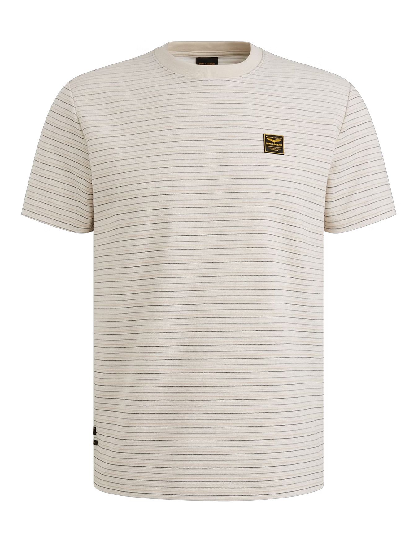 Pme Legend Short sleeve r-neck textured yd st Bone White 2900163447033