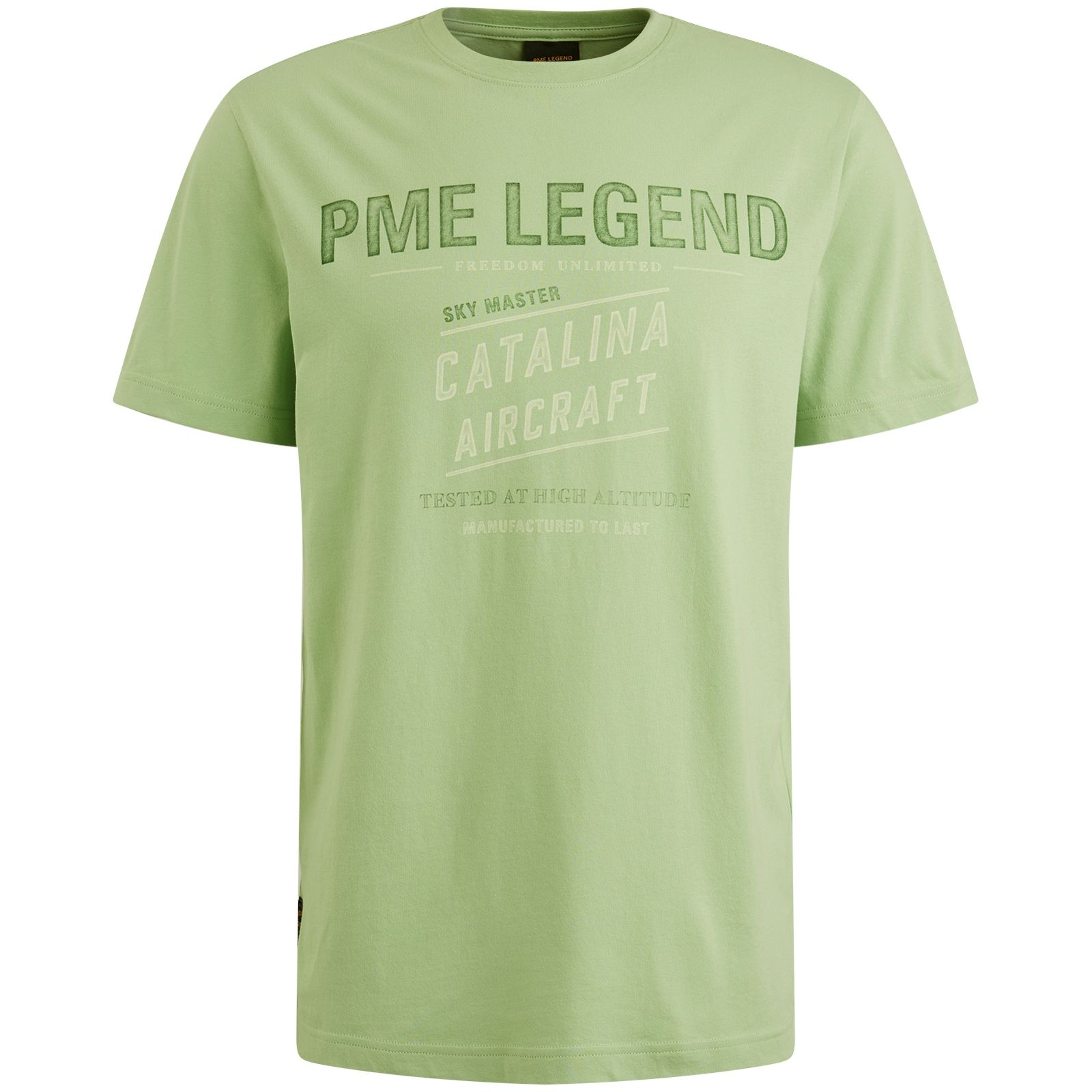 Pme Legend Short sleeve r-neck single jersey Quiet Green 00116844-6258