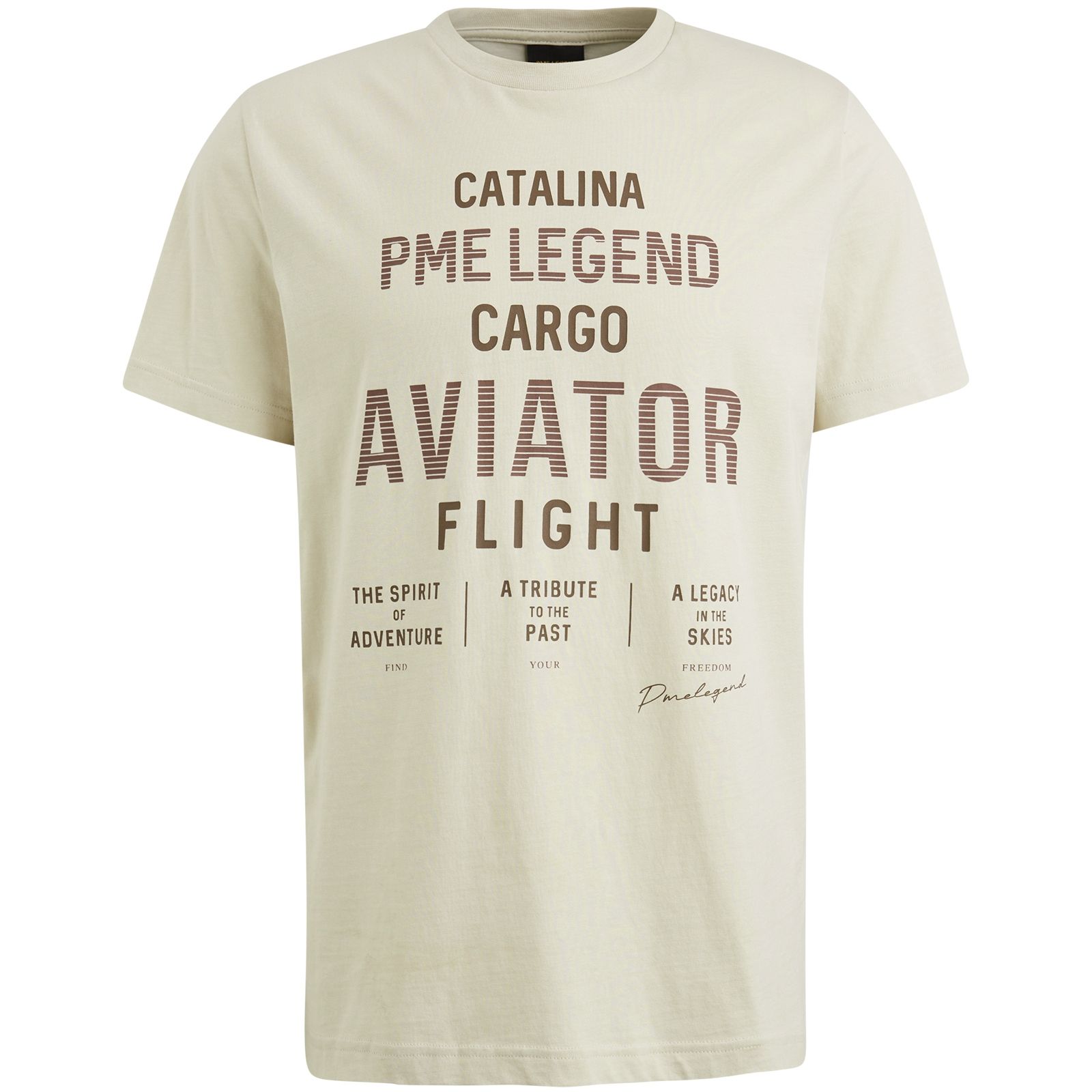 Pme Legend Short sleeve r-neck o e jersey Bone White 00116847-7013