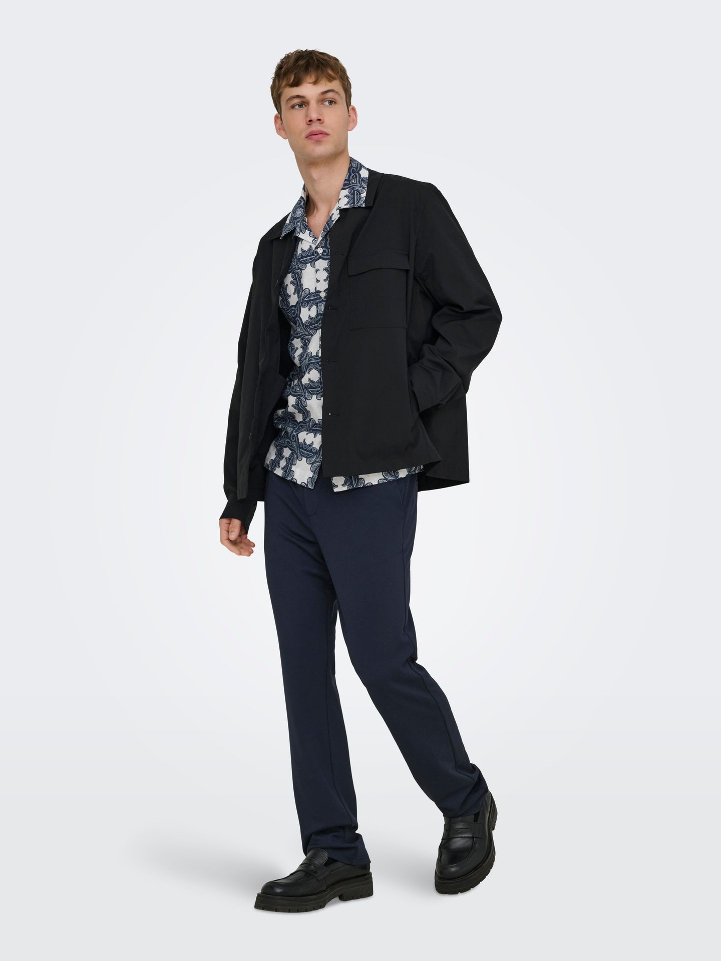 Only & Sons ONSMARK TAPERED 0209 PANTS Night Sky 2900163529142