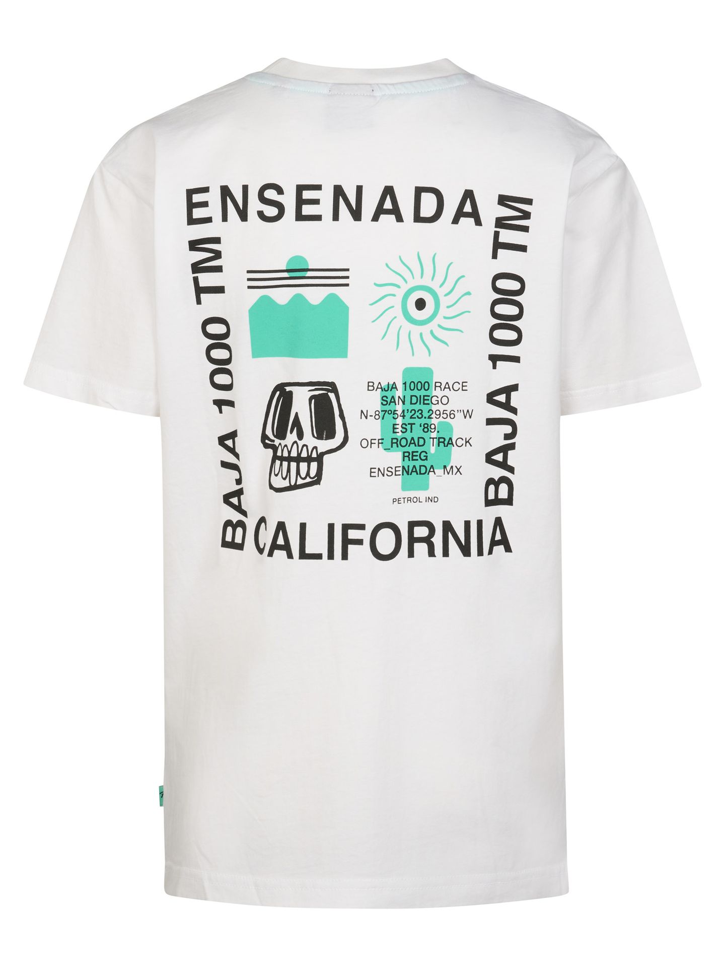 Petrol Industries Boys T-Shirt SS Classic Print 0000 bright white 2900163544039