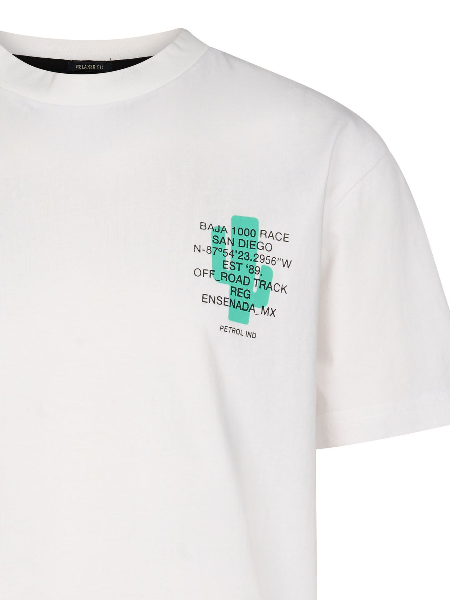 Petrol Industries Boys T-Shirt SS Classic Print 0000 bright white 2900163544039