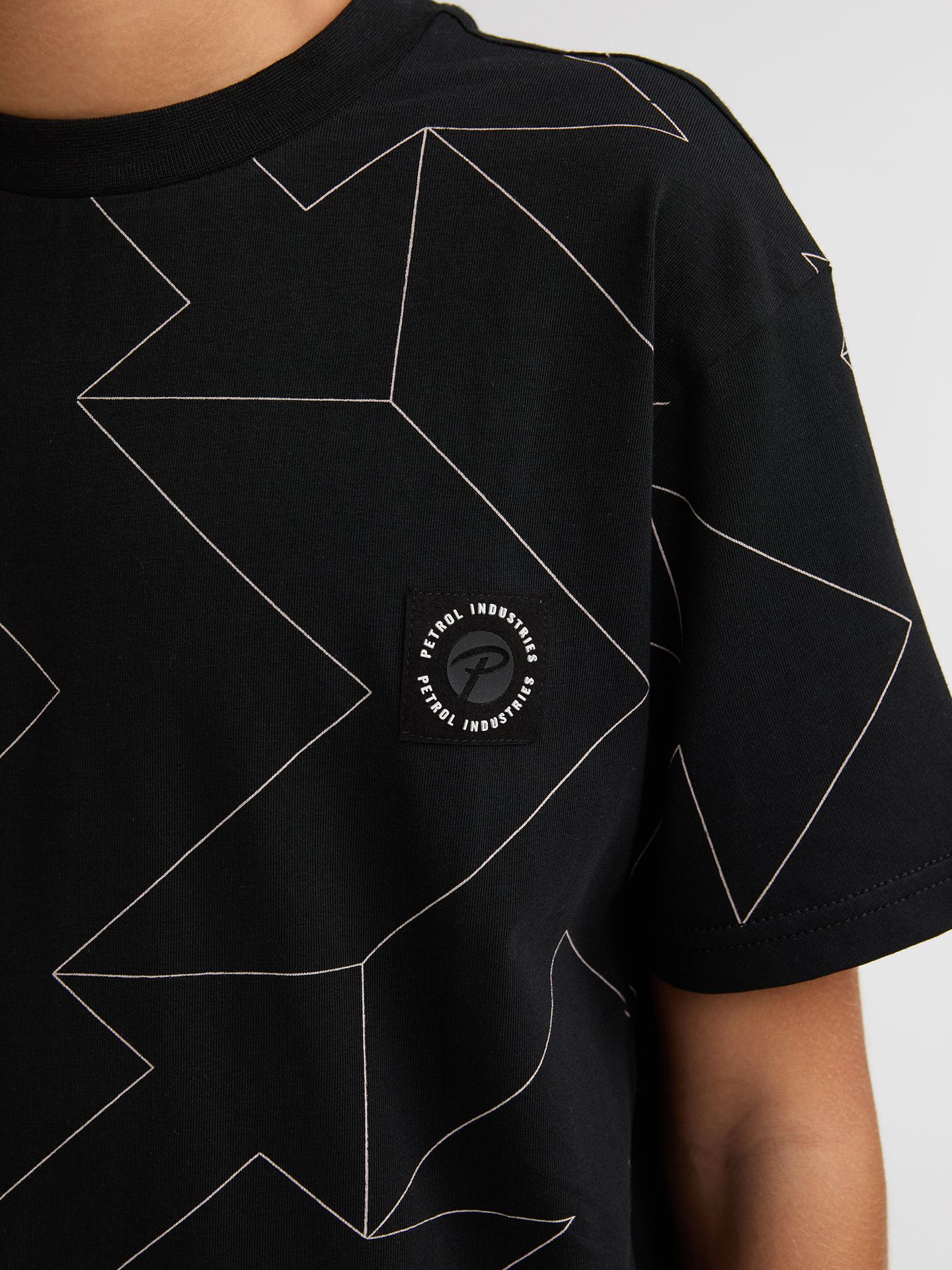 Petrol Industries Boys T-Shirt SS AOP 9999 black 2900163548051