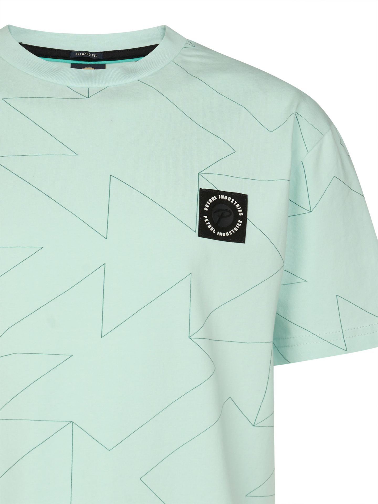 Petrol Industries Boys T-Shirt SS AOP 6181 cool mint 2900163547054