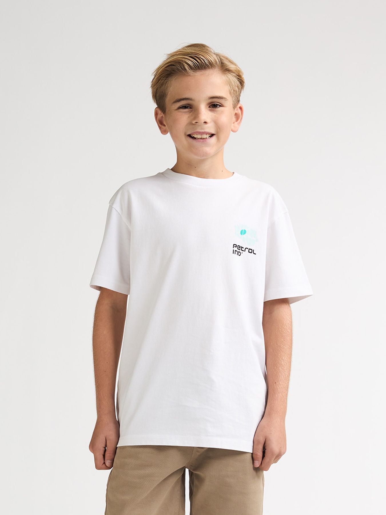 Petrol Industries Boys T-Shirt SS Classic Print 0000 bright white 00116899-EKA26002700000122
