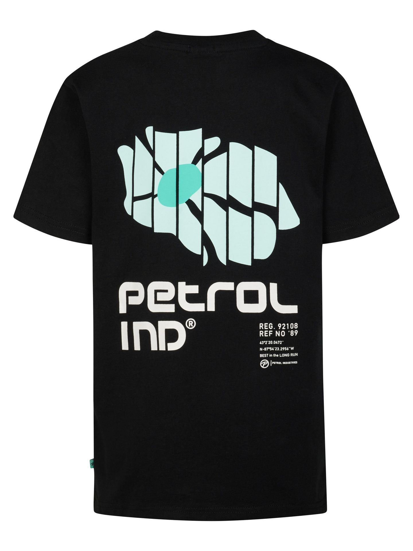 Petrol Industries Boys T-Shirt SS Classic Print 9999 black 2900163553055