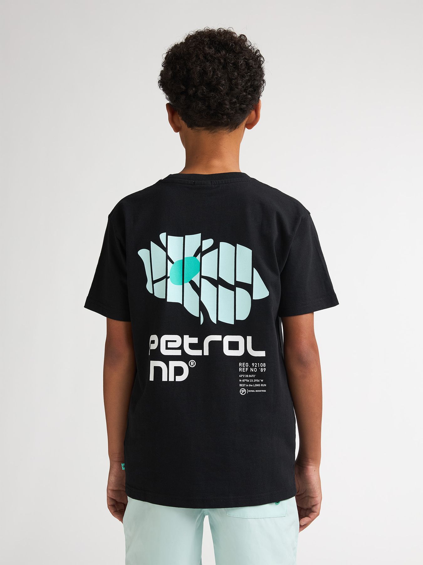 Petrol Industries Boys T-Shirt SS Classic Print 9999 black 2900163553055