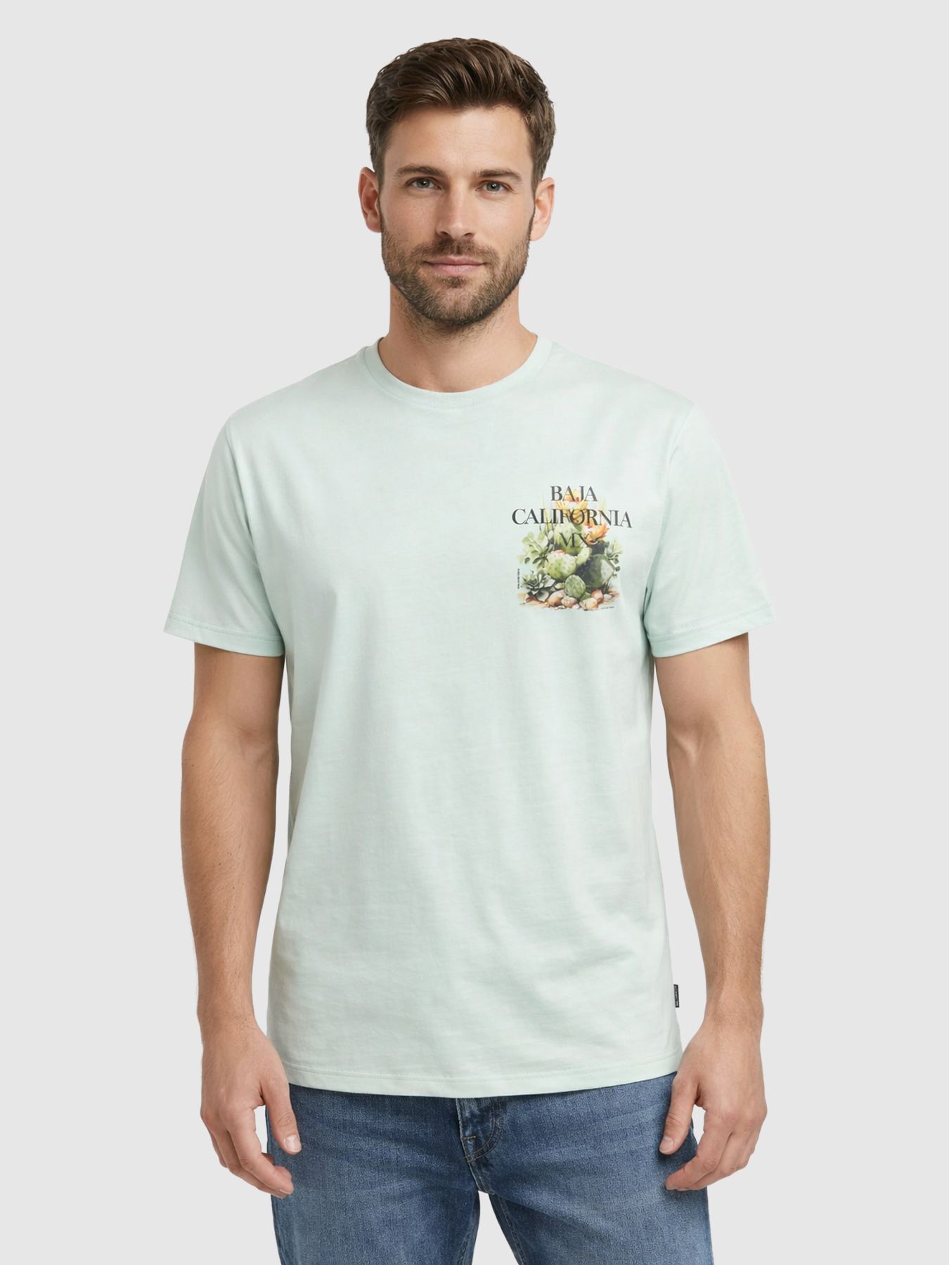 Petrol Industries Men T-Shirt SS 6181 cool mint 00116906-EKA26002700000180