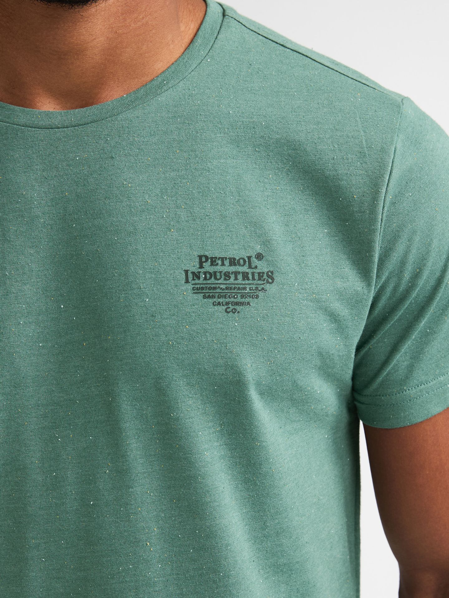 Petrol Industries Men T-Shirt SS Classic Print 6180 oil green 2900163571073