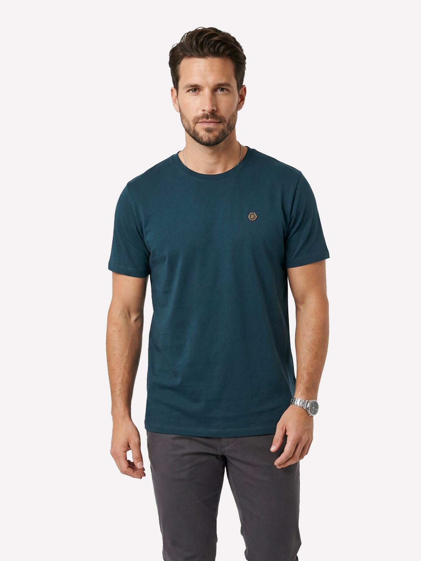 No Excess T-Shirt Crewneck Peached 078 night 00116917-EKA14000100000065