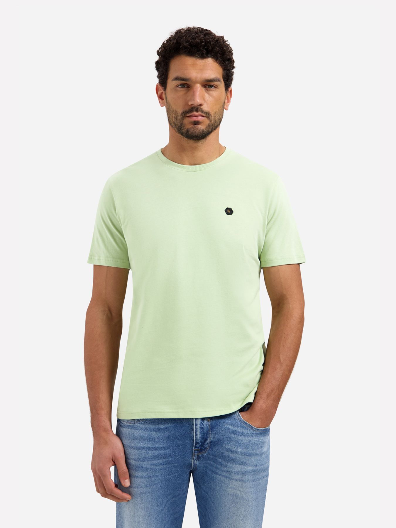 No Excess T-Shirt Crewneck Peached 049 smoke 00116917-EKA14000100000087