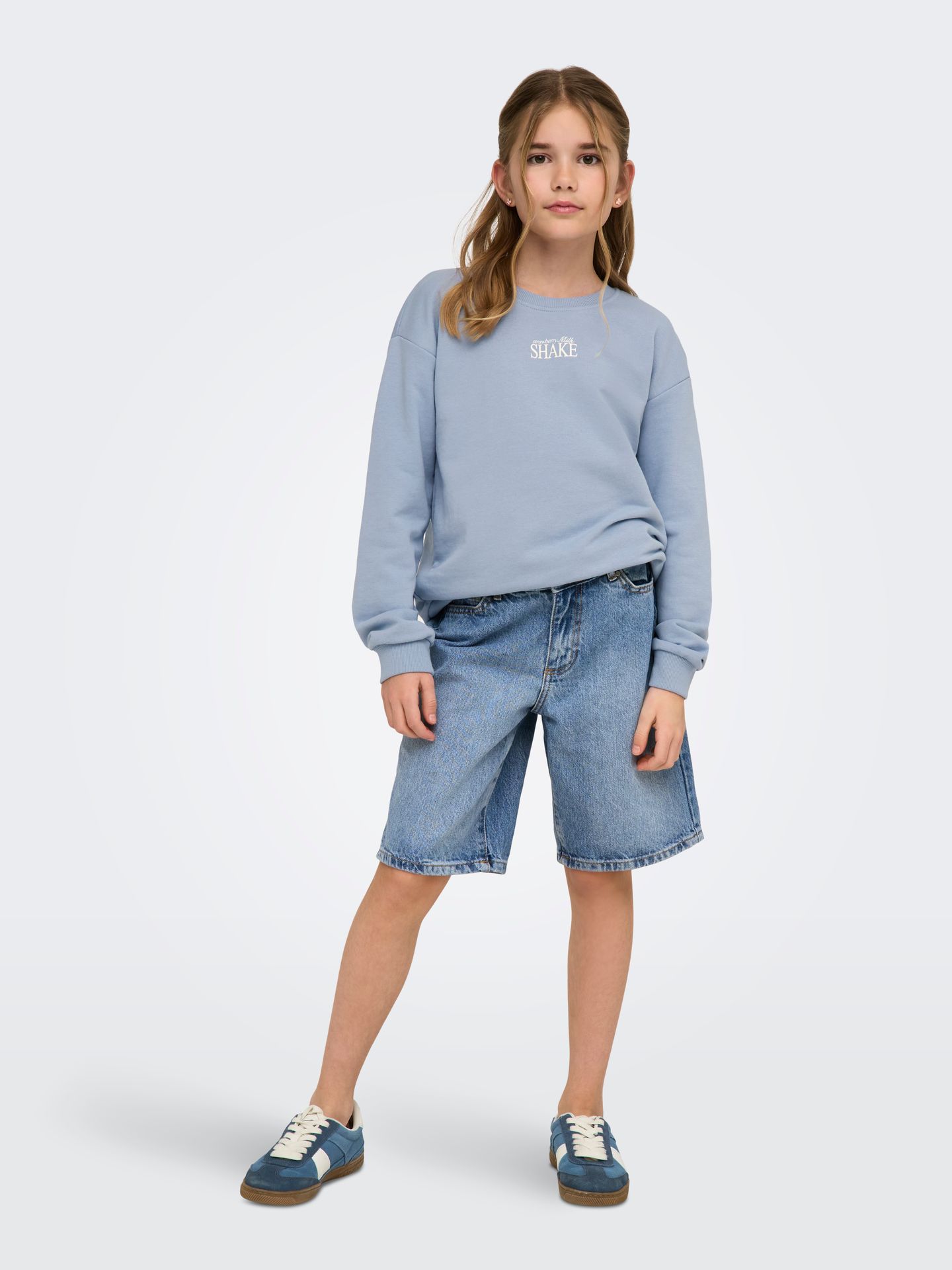 Only KOGPHILEA LIFE L/S LOOSE UB VD SWT Soft Chambray/Milkshake 2900163599039
