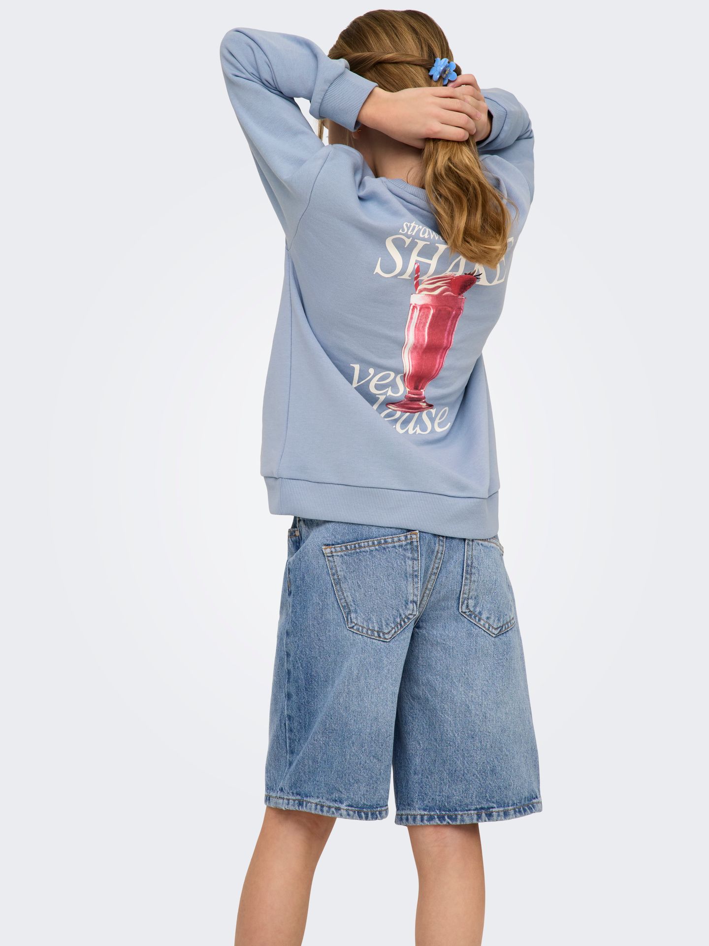 Only KOGPHILEA LIFE L/S LOOSE UB VD SWT Soft Chambray/Milkshake 2900163599039