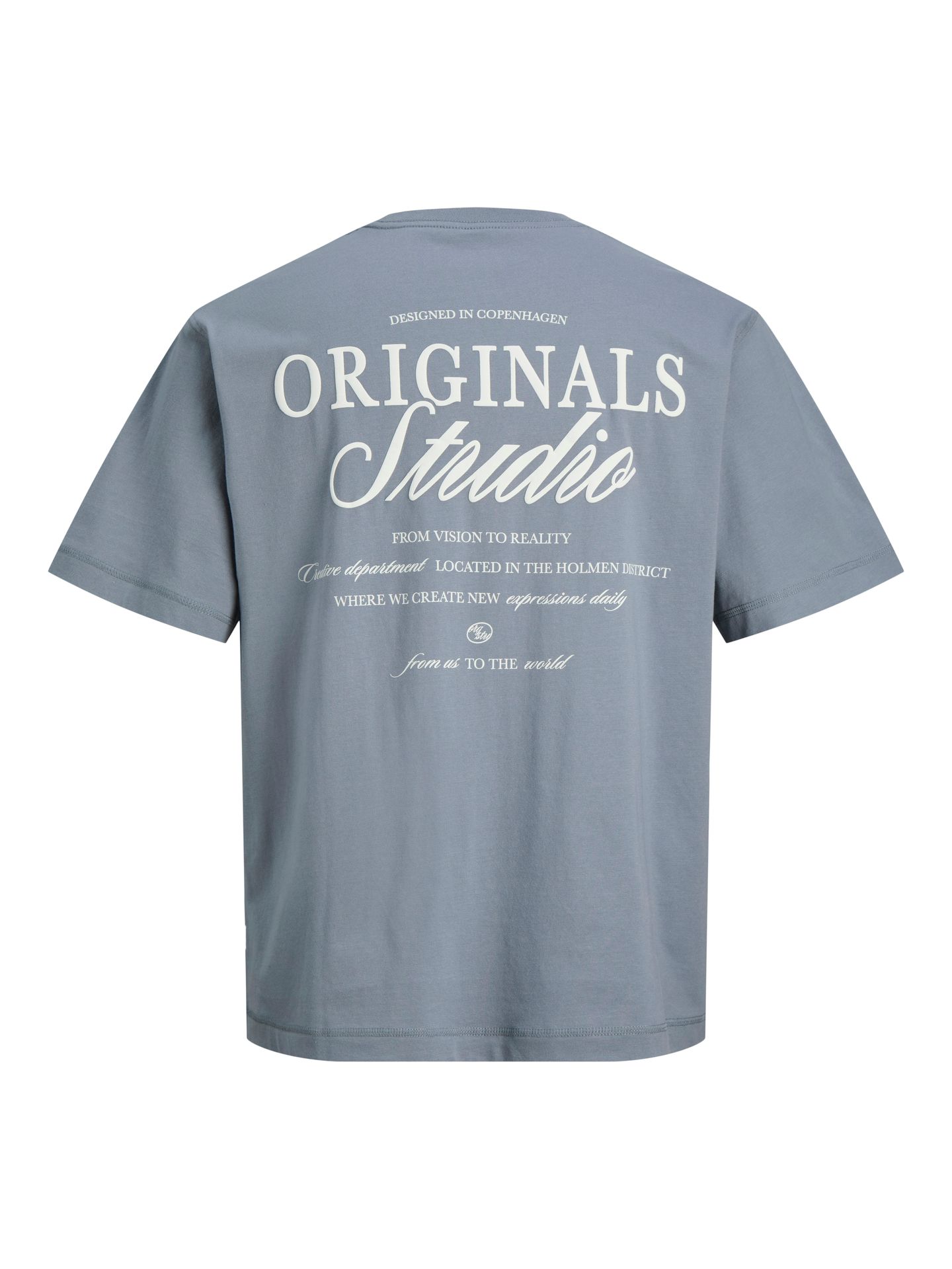 Jack & Jones JORNORREBRO TYPO TEE SS CREW NECK S Tradewinds/SS 26 2900163605013