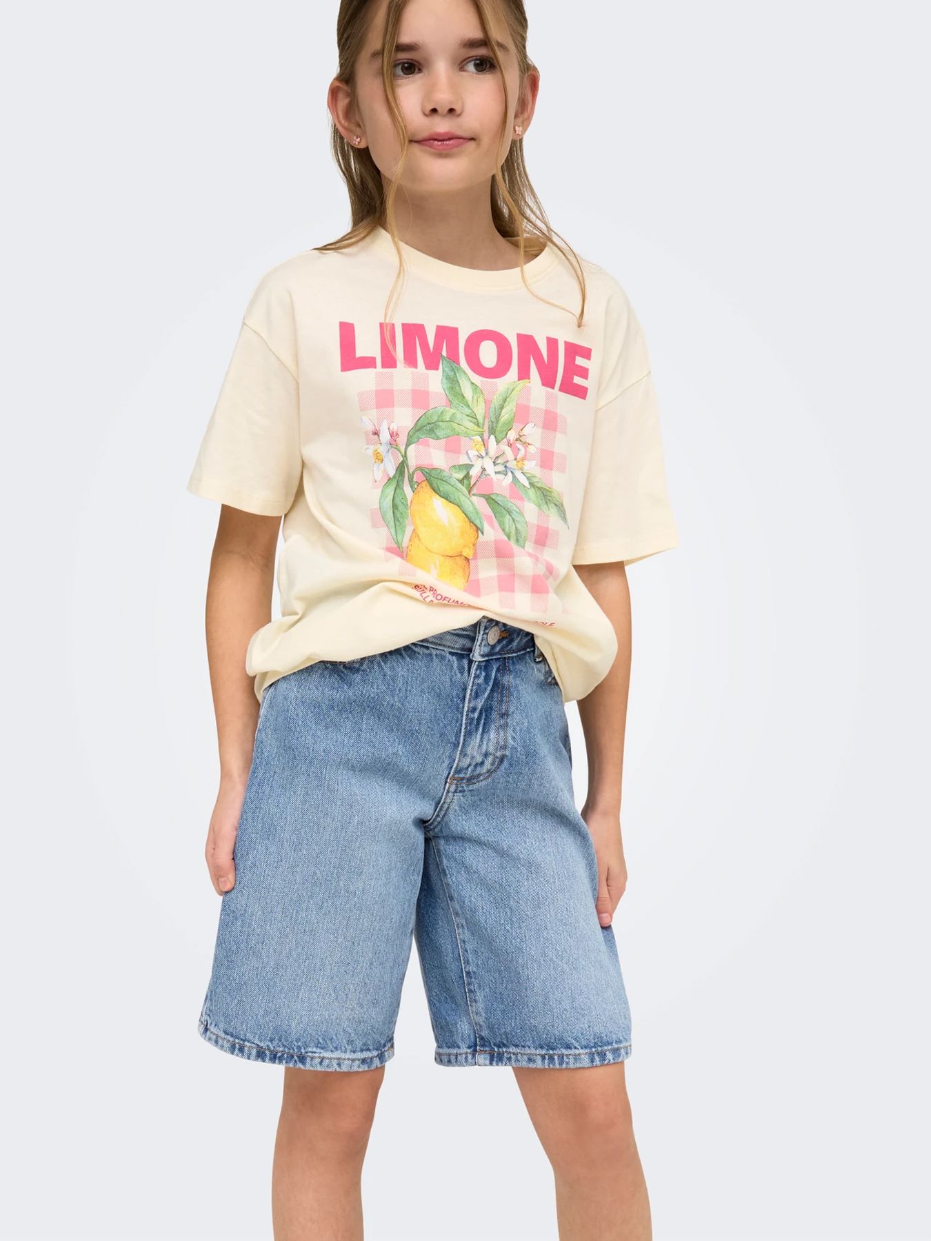 Only KOGSONNY HW WIDE DNM SHORTS NOOS Light Blue Denim 2900163606034