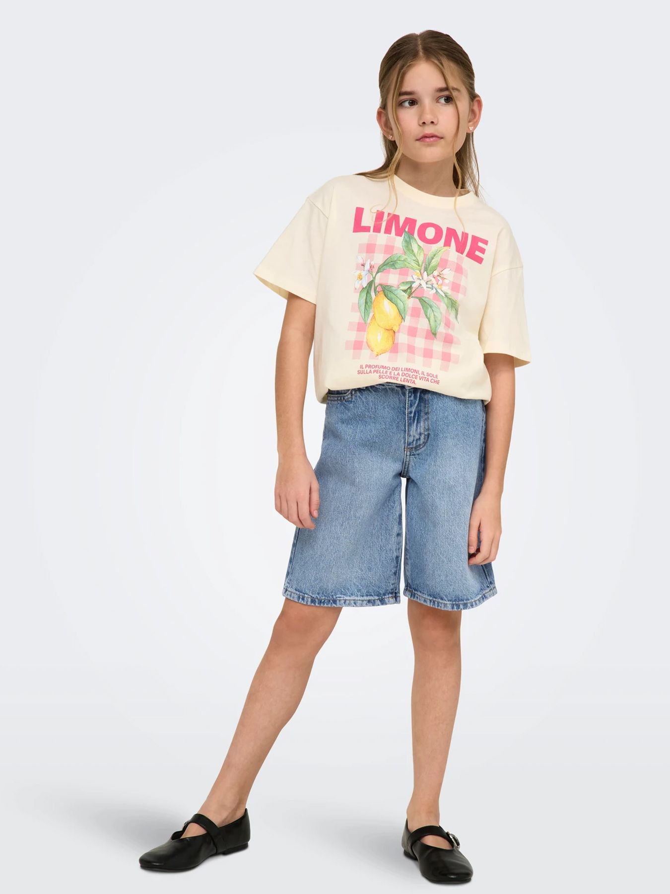 Only KOGSONNY HW WIDE DNM SHORTS NOOS Light Blue Denim 2900163606034