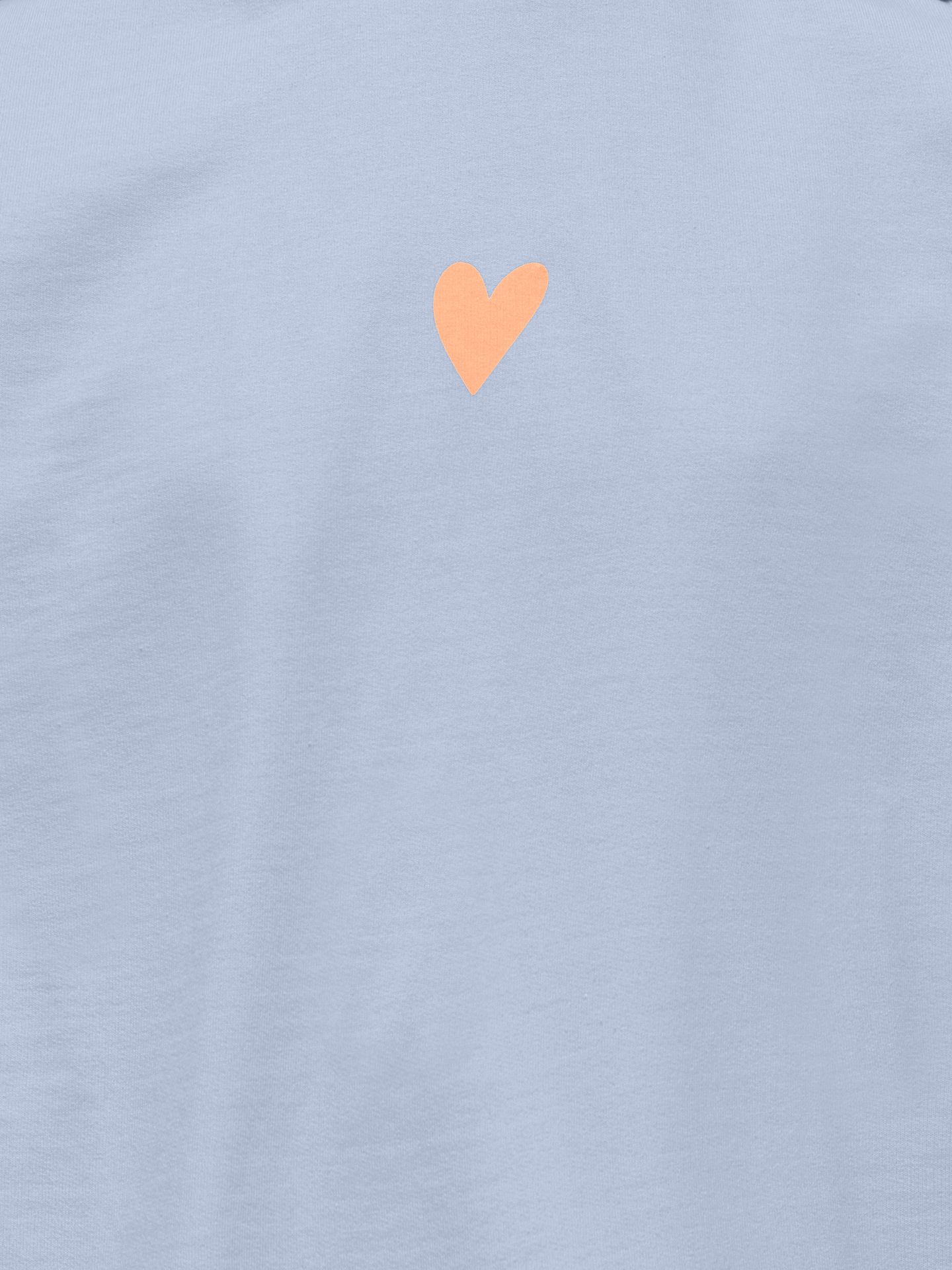 Only KOGHEART LIFE LS HOOD UB SWT Soft Chambray/Lamour/Cream Blush 2900163612035