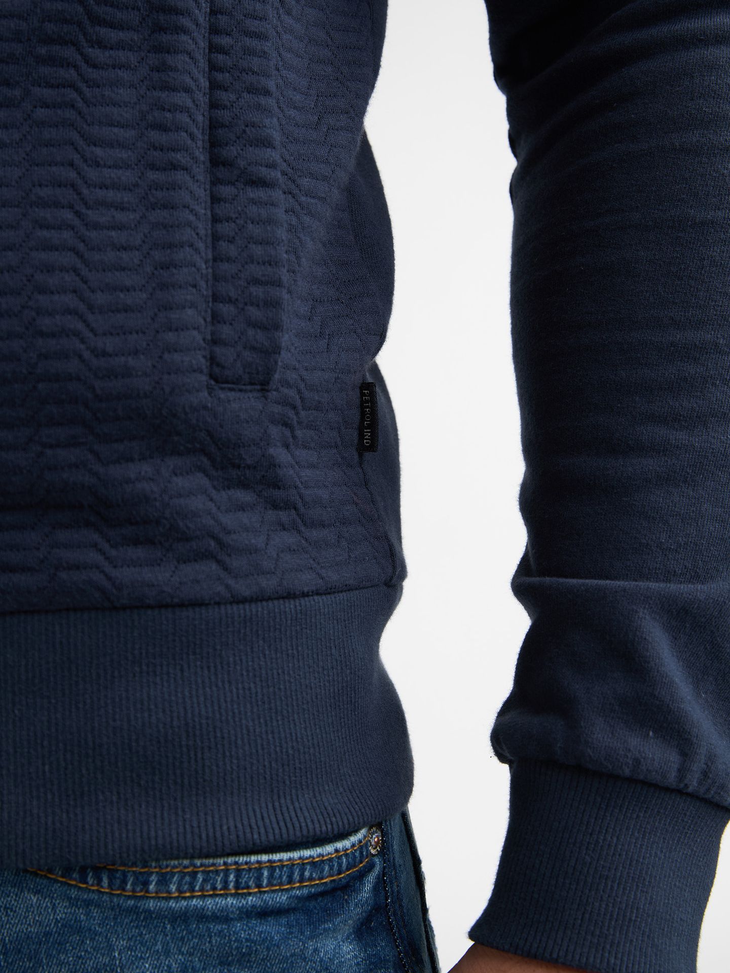 Petrol Industries Men Sweater Collar Zip 5178 navy blue 2900163642070
